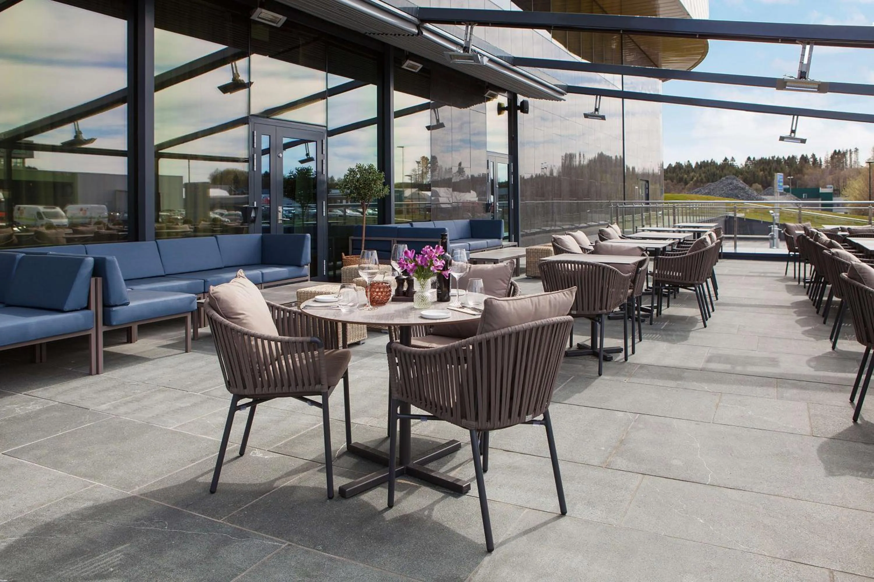 Patio in Scandic Flesland Airport