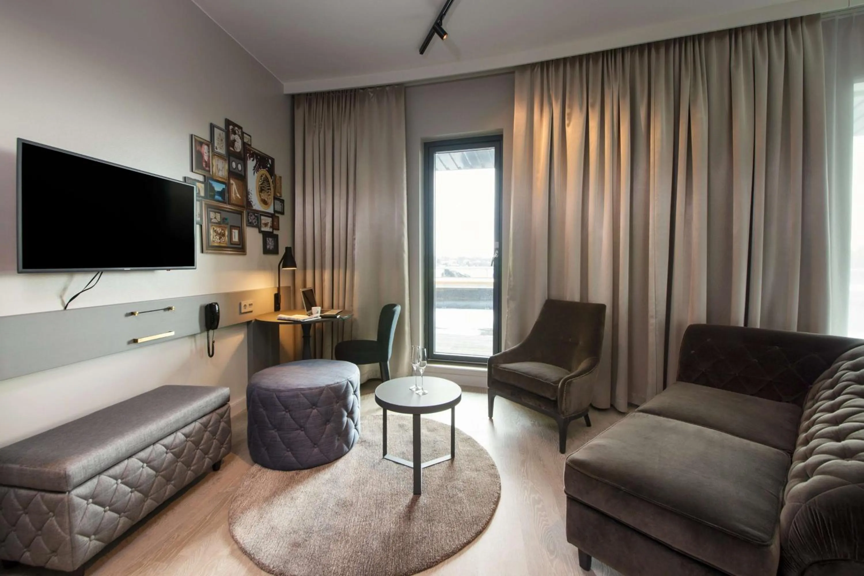 Bedroom in Scandic Flesland Airport