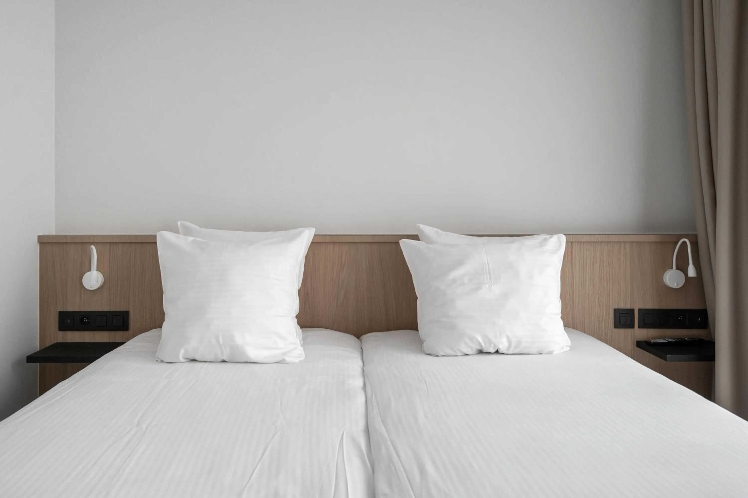 Bed in Hotel Le Bois De Bruges