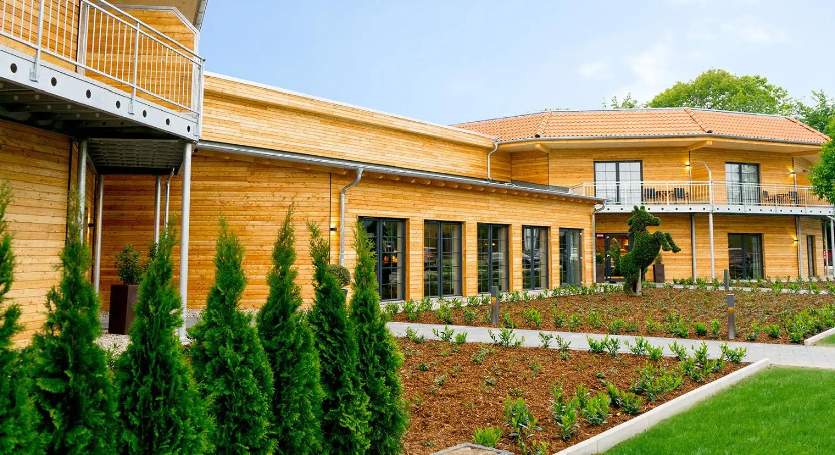 Property building in Landhotel Lebensart