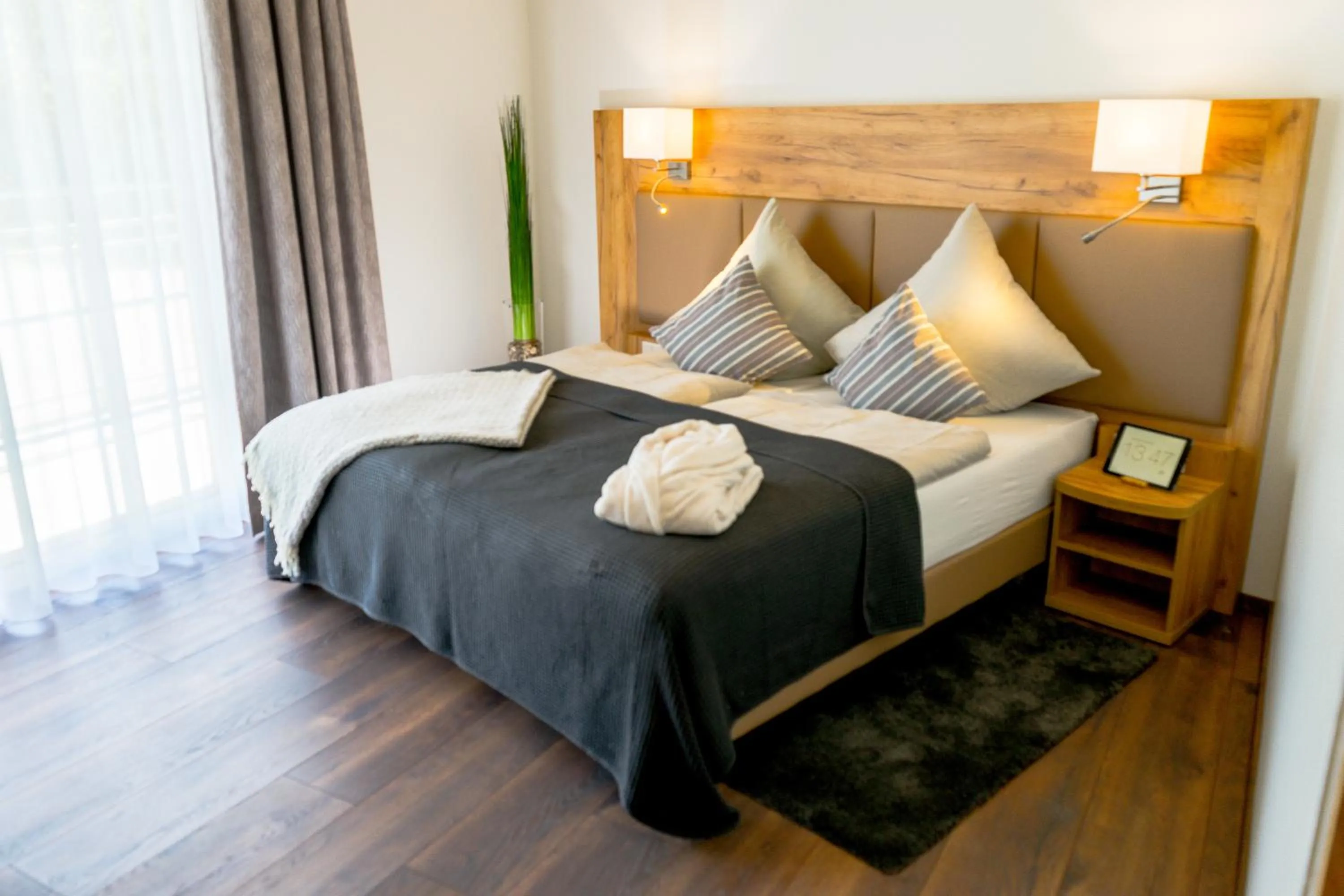 Bed in Landhotel Lebensart