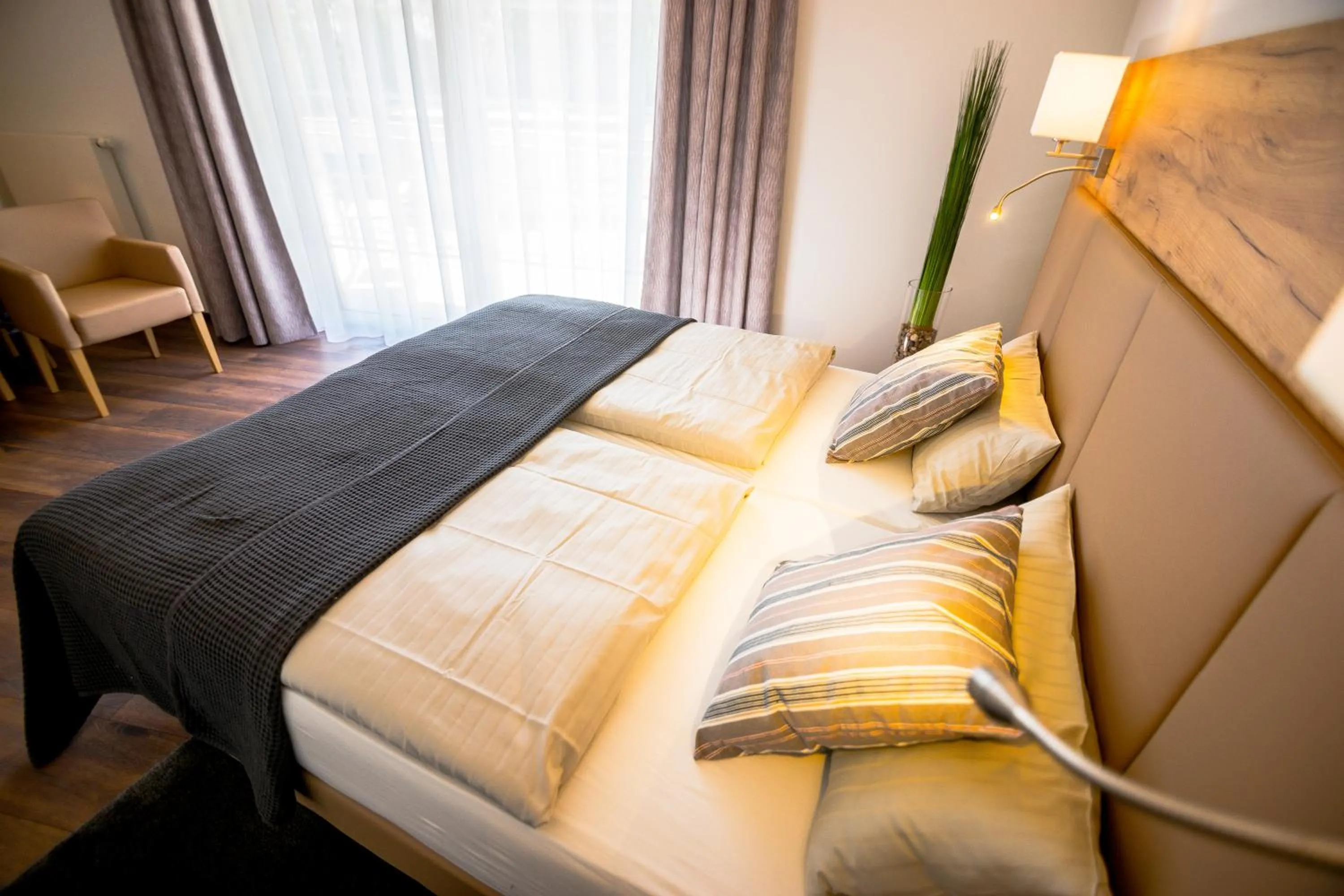 Bed in Landhotel Lebensart