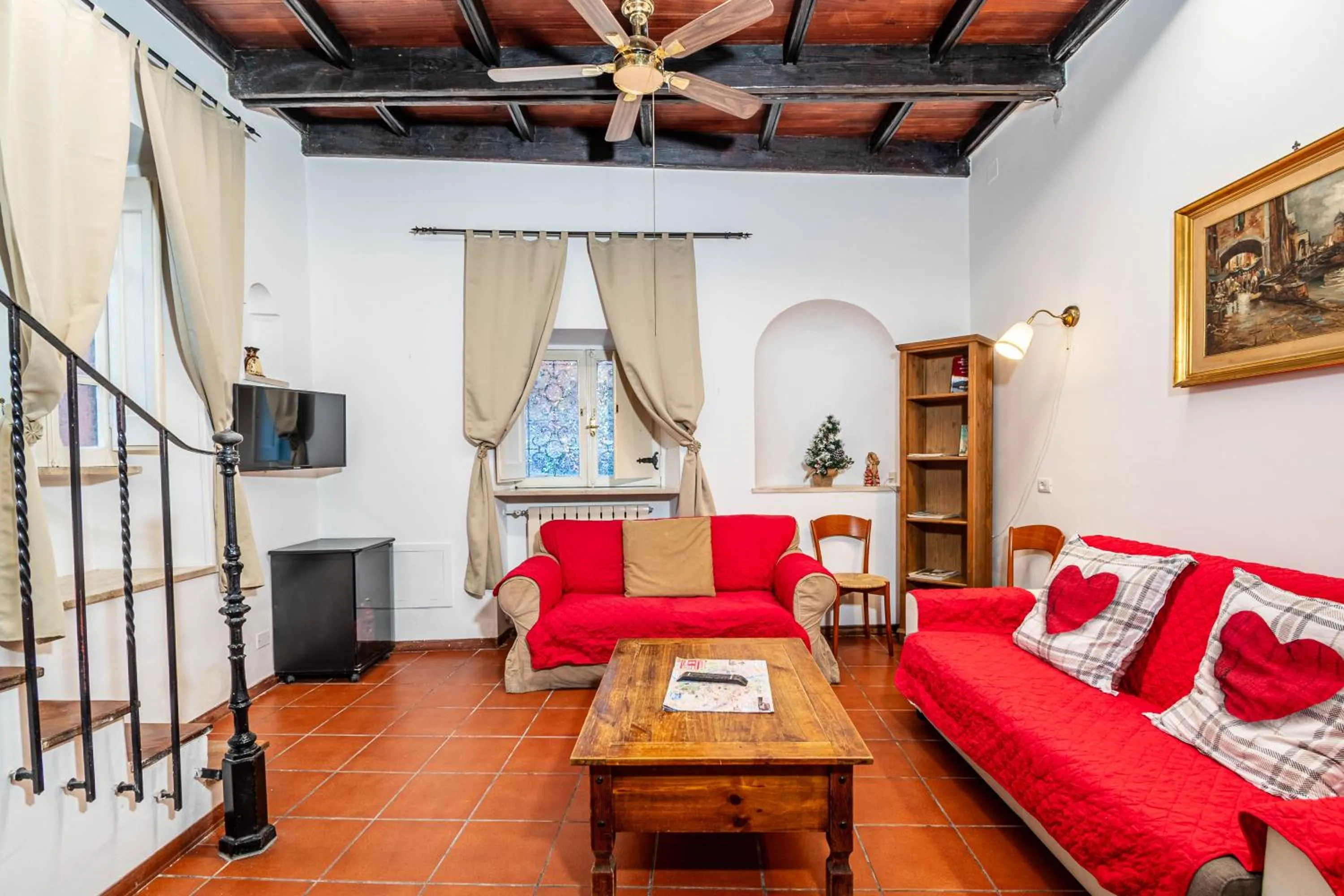 Seating area in Casa Trasteverina