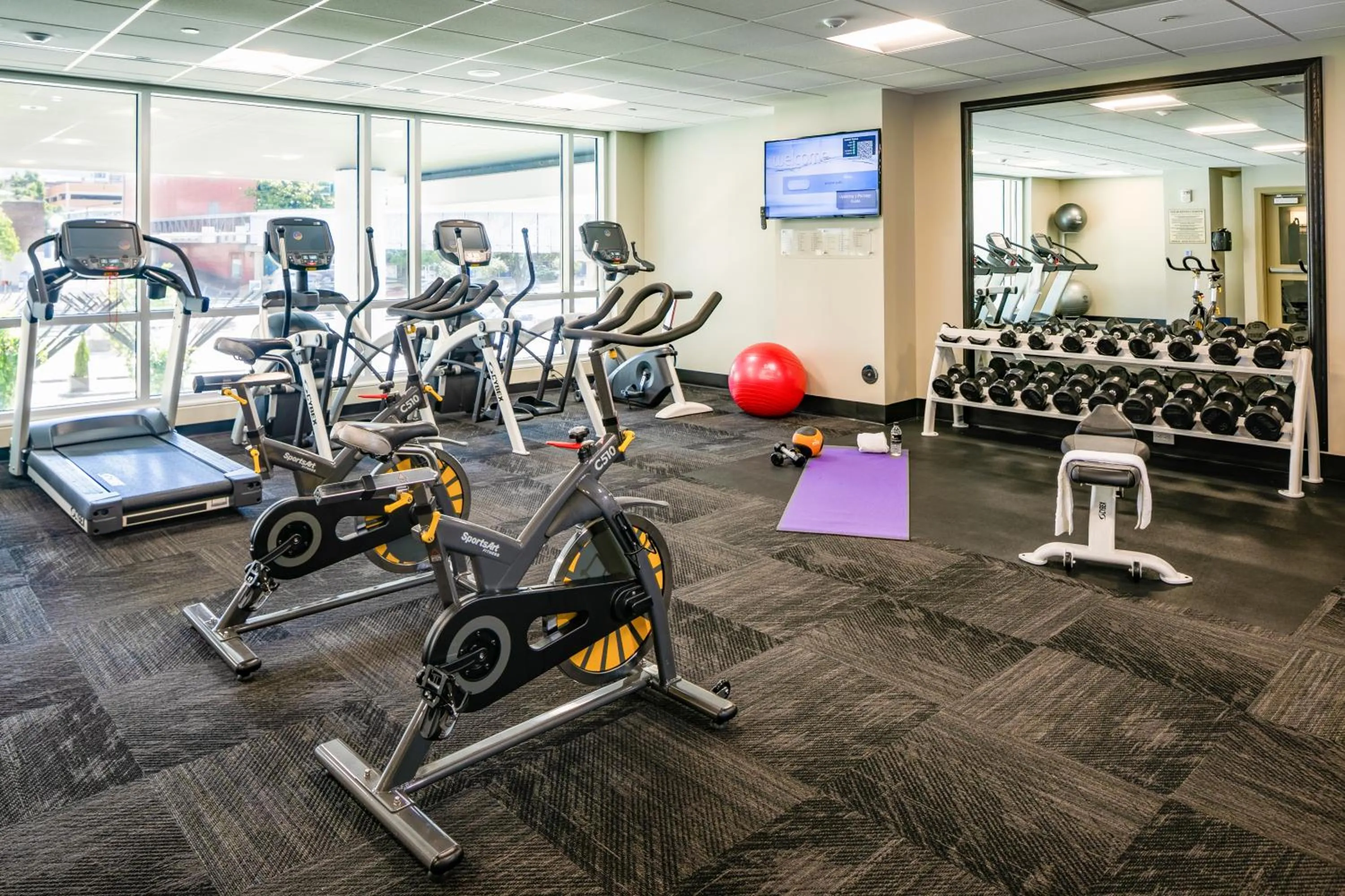 Fitness centre/facilities in The TENNESSEAN Hotel