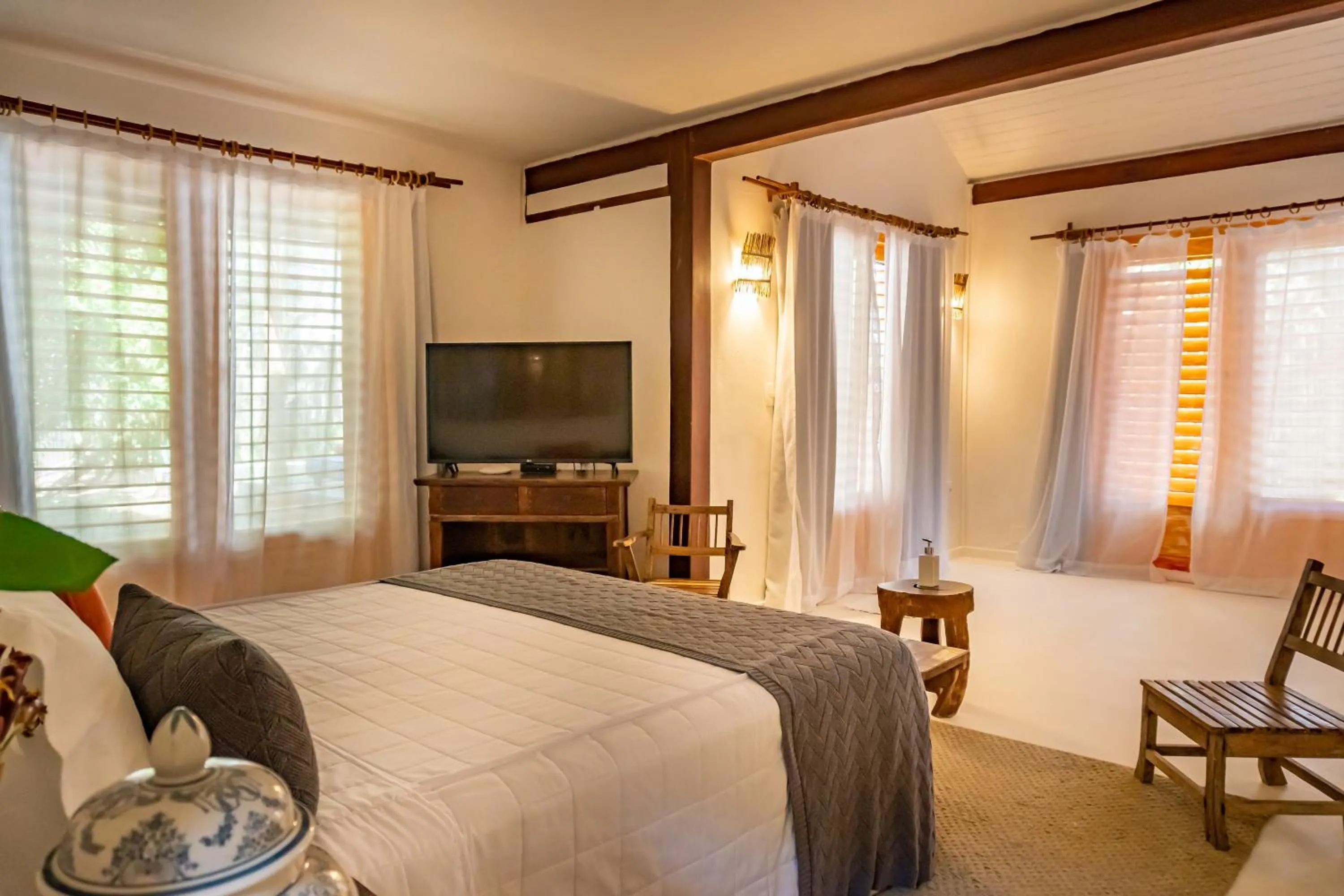 Bed in Villas de Gaia Hotel Boutique