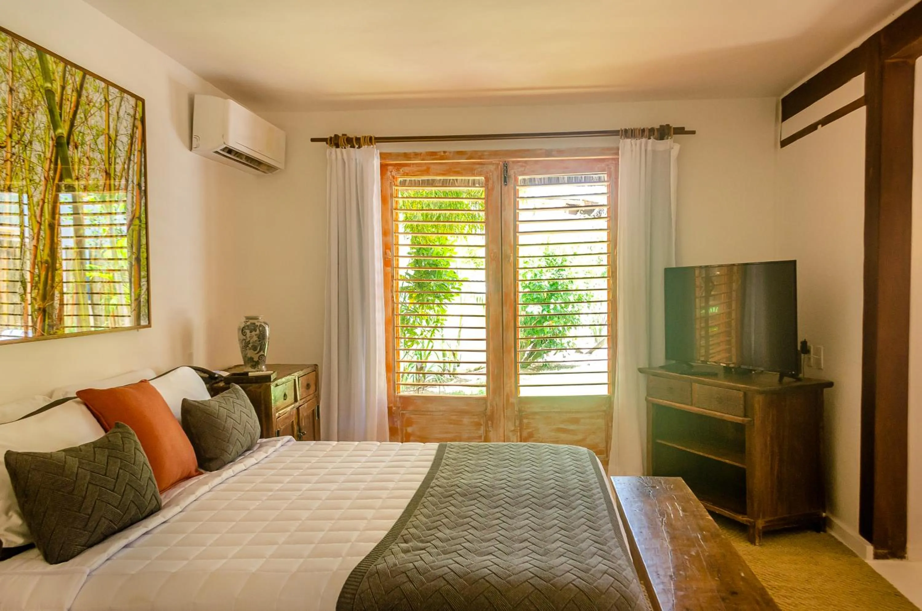 Bed in Villas de Gaia Hotel Boutique