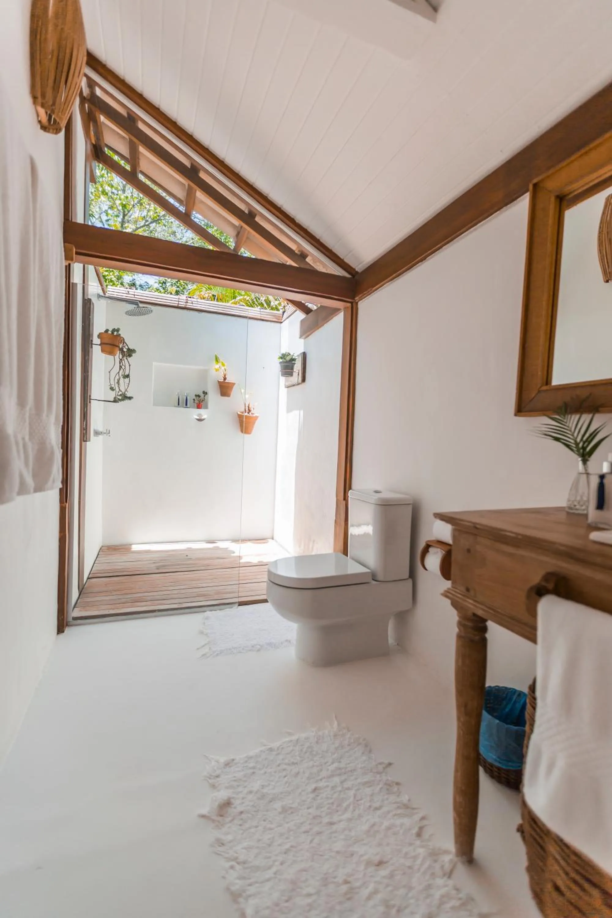 Bathroom, Bed in Villas de Gaia Hotel Boutique