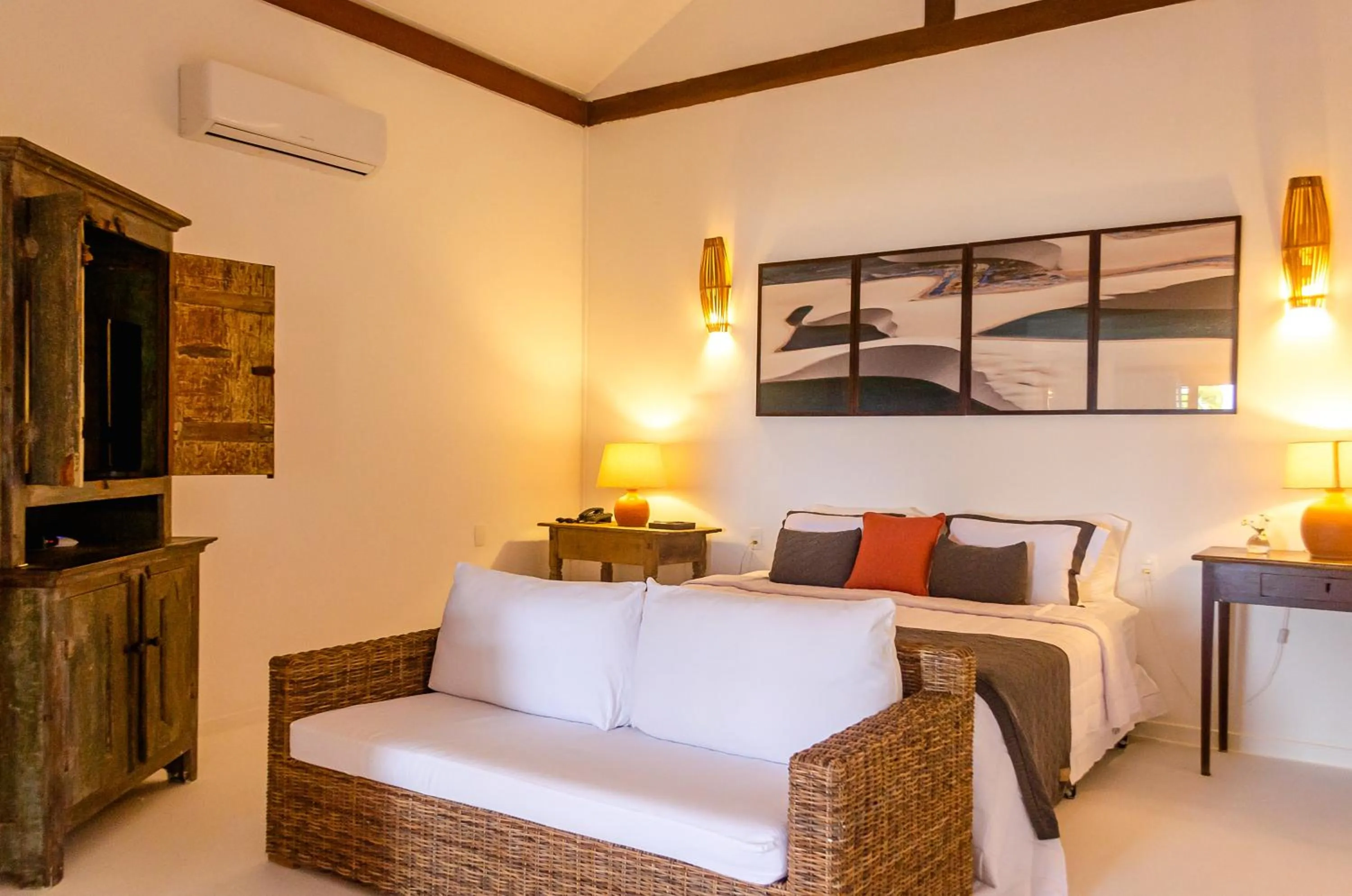 Bed in Villas de Gaia Hotel Boutique