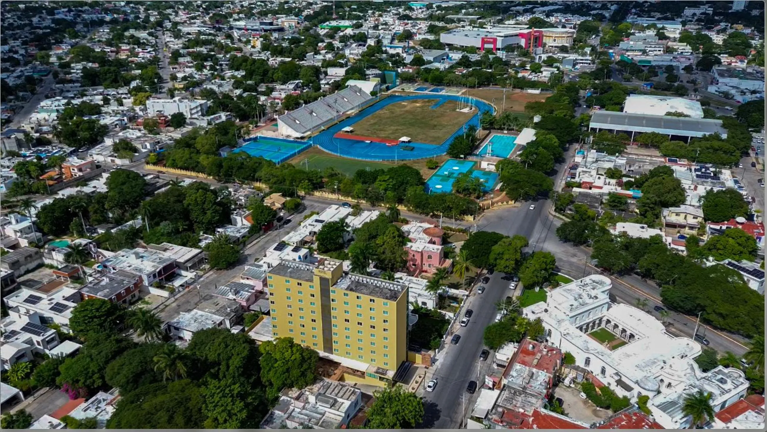 City view in Misol-Ha Hotel Mérida