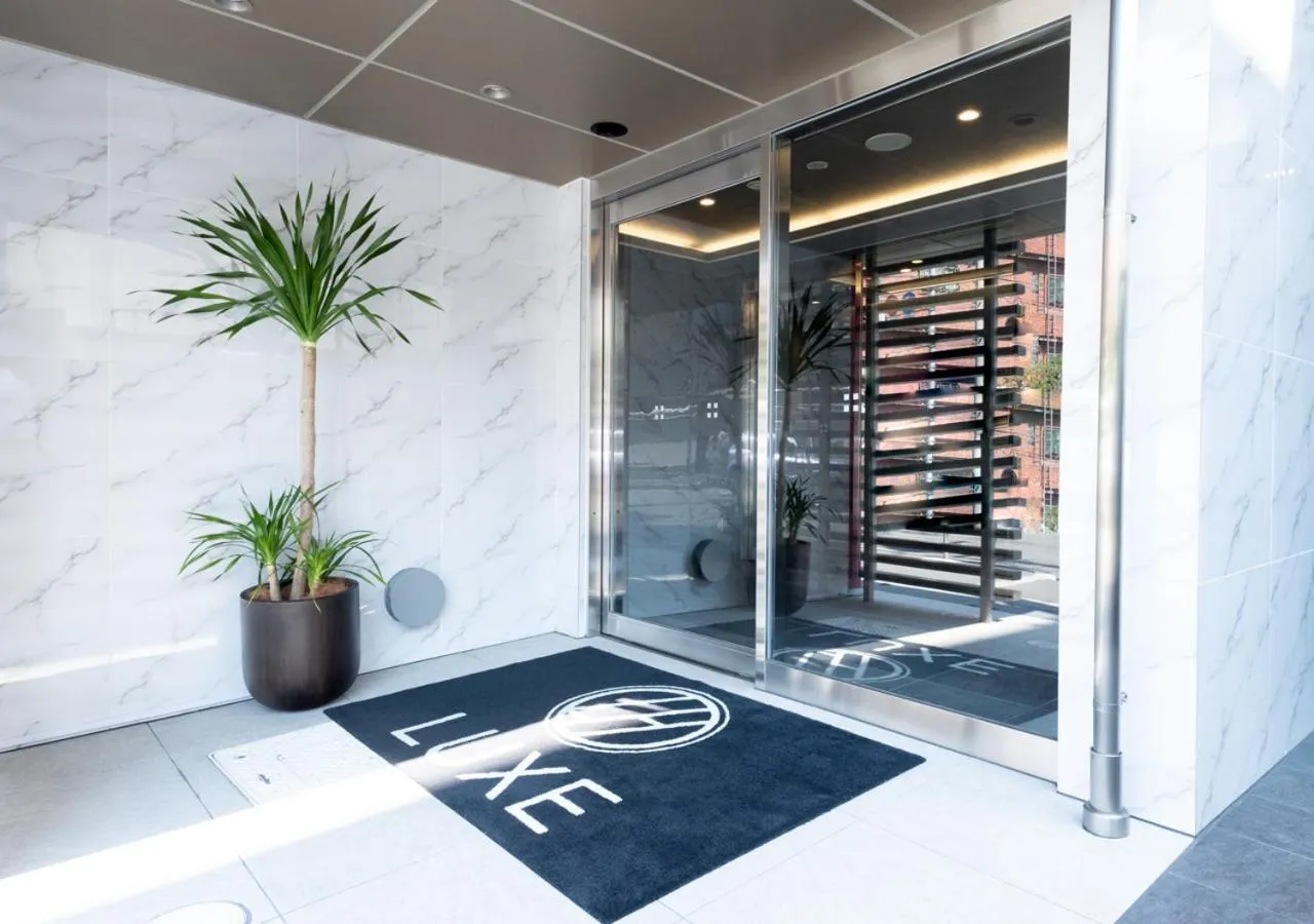 Facade/entrance in Sonezaki Luxe Hotel