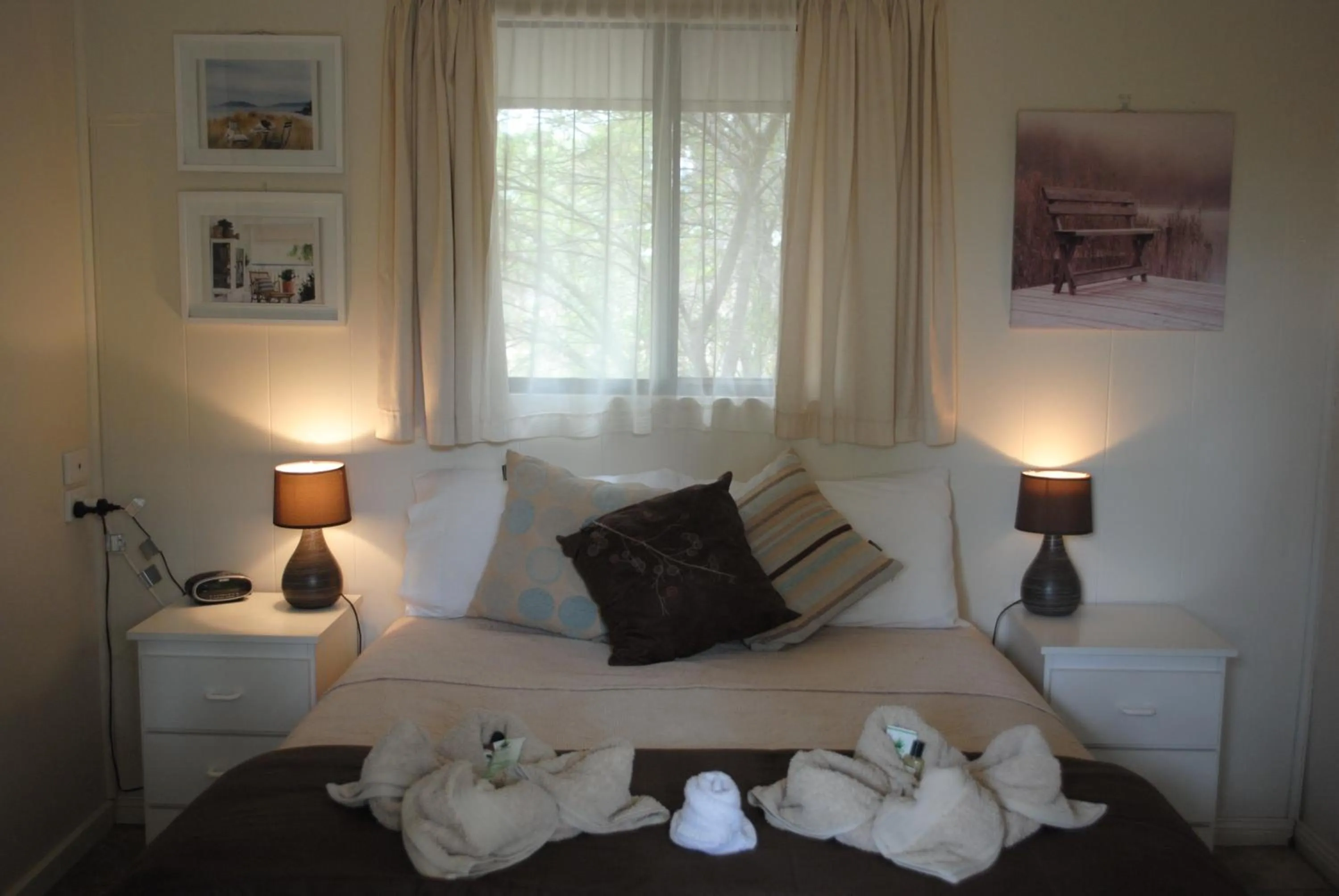 Bed in Padthaway Caravan Park