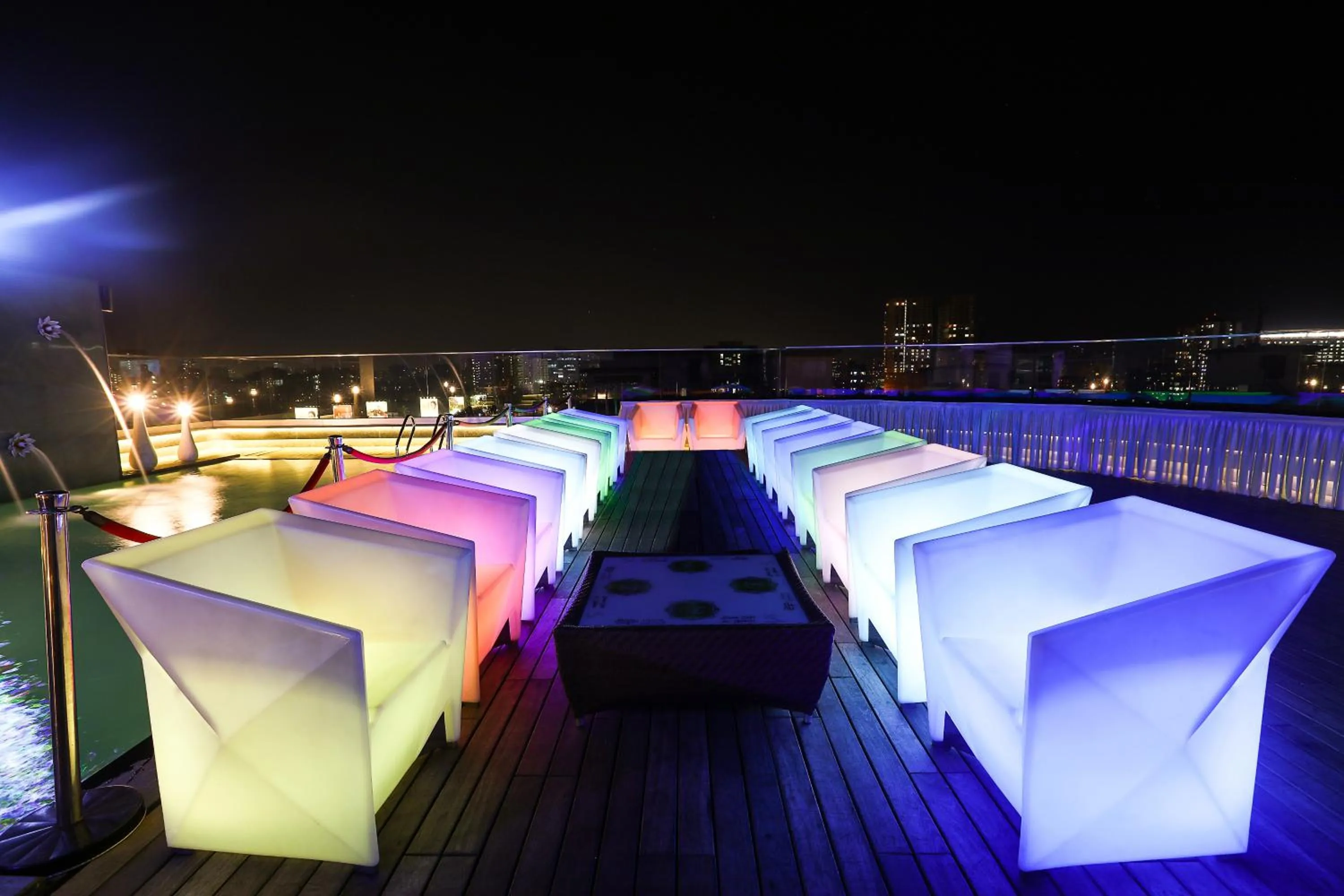 Pool view in The Empresa Hotel