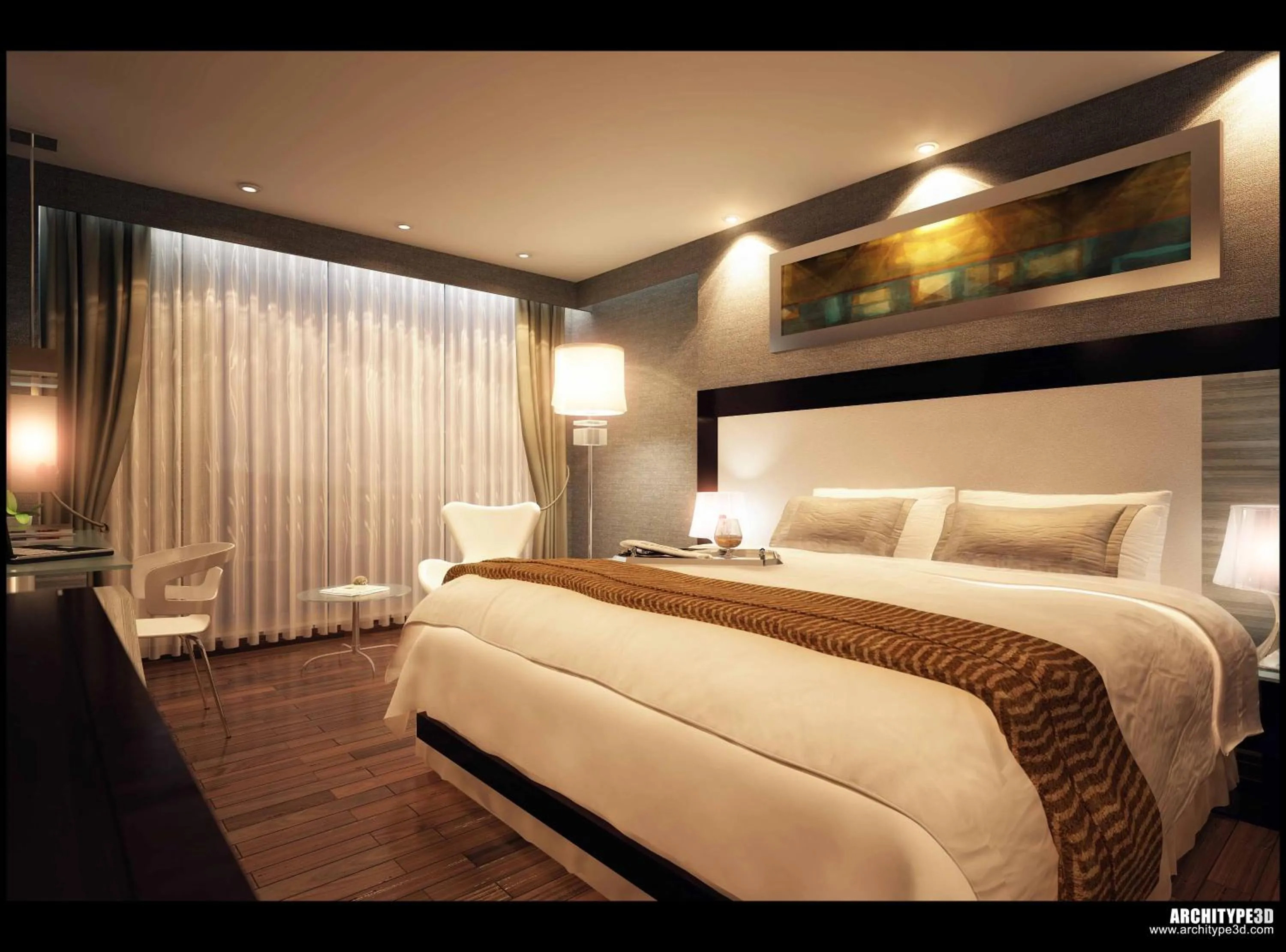 Bedroom, Bed in The Empresa Hotel