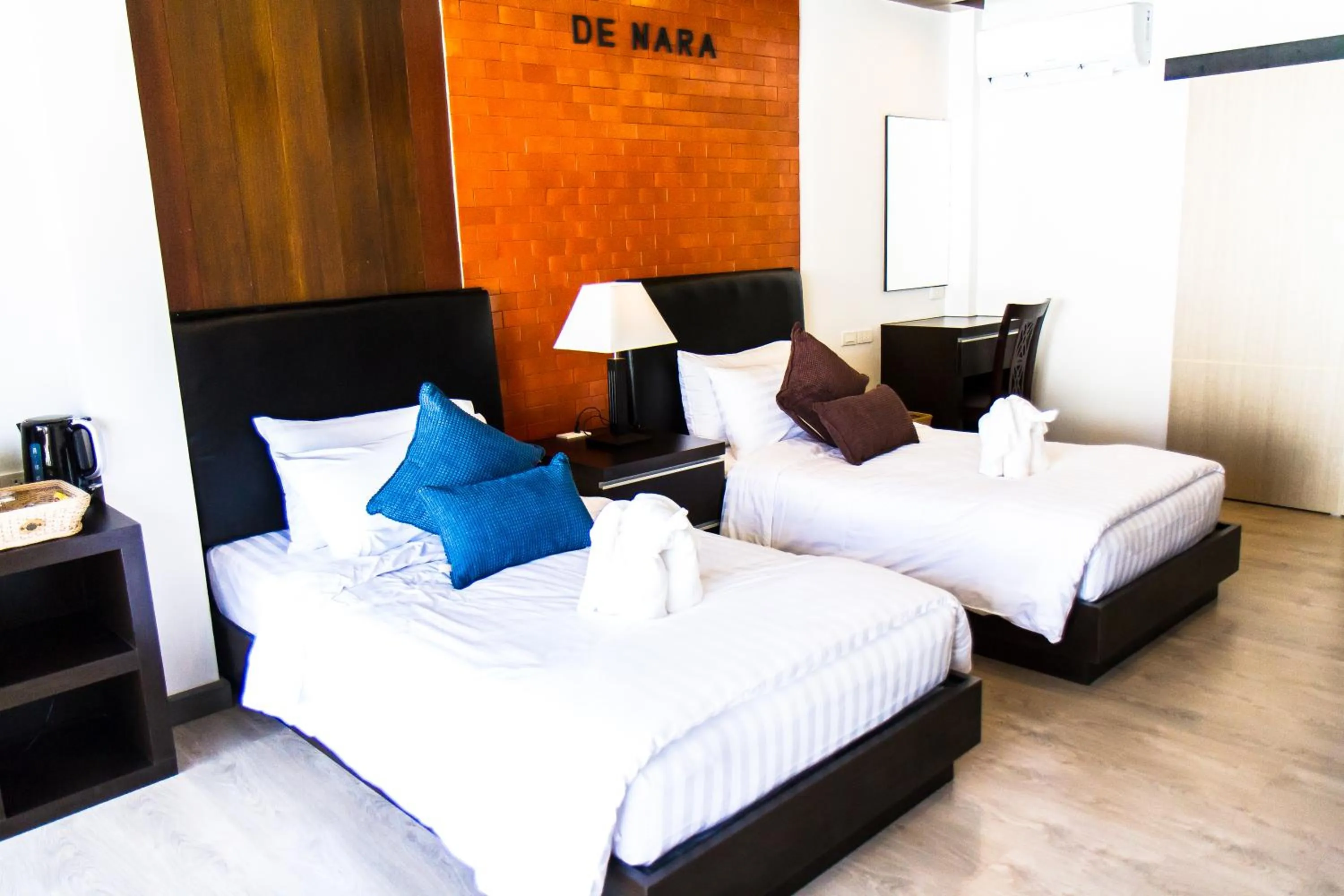 Bed in Hotel De Nara