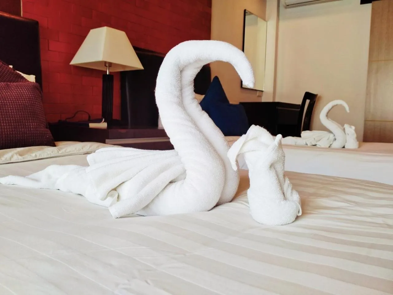 Bed in Hotel De Nara