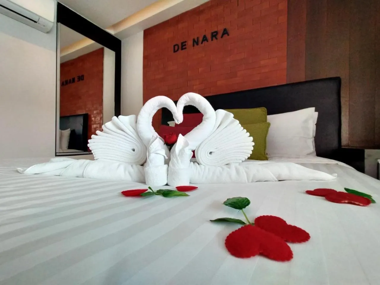 Bed in Hotel De Nara