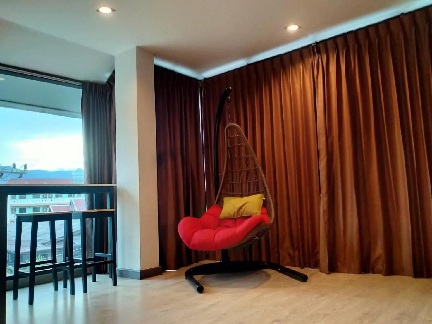 Seating area in Hotel De Nara