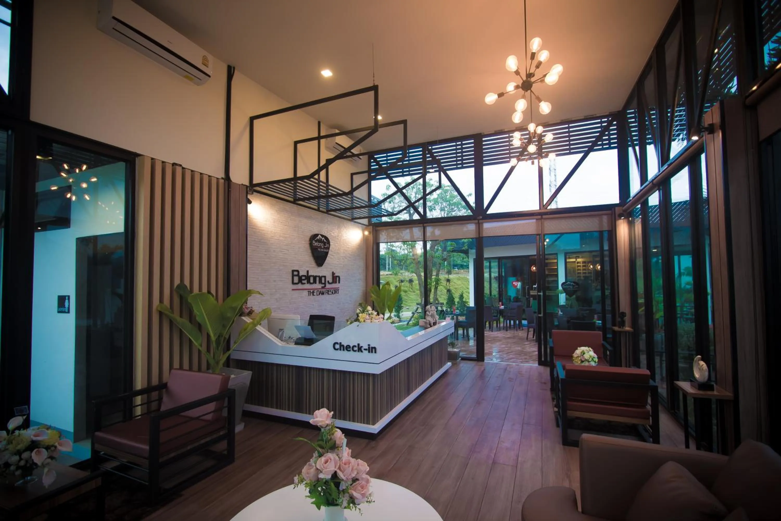 Lobby or reception, Bed in Belong Jin The Dam Hotel And Resort