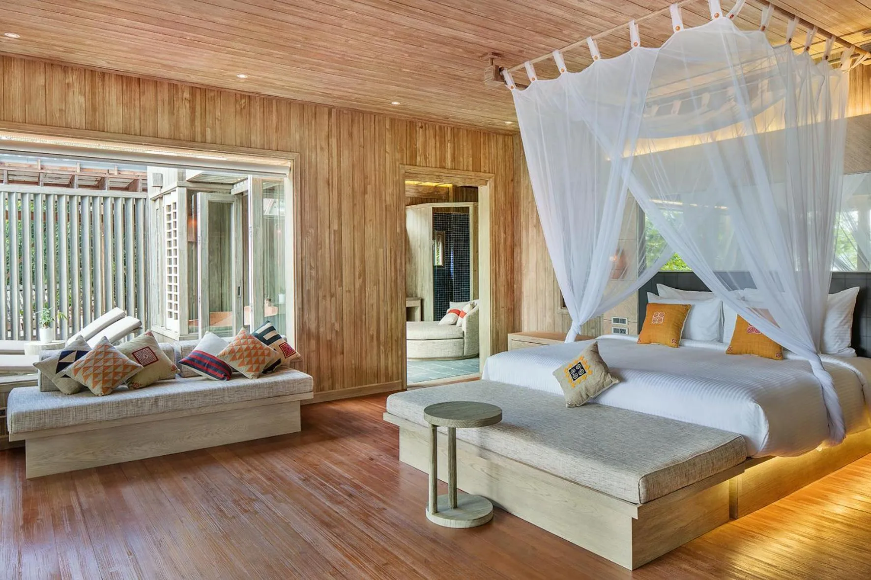 Bedroom, Bed in An Lam Retreats Ninh Van Bay