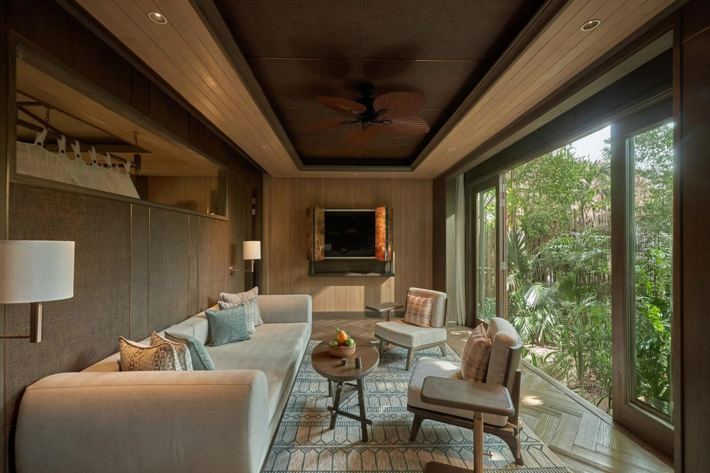 Seating area in An Lam Retreats Ninh Van Bay