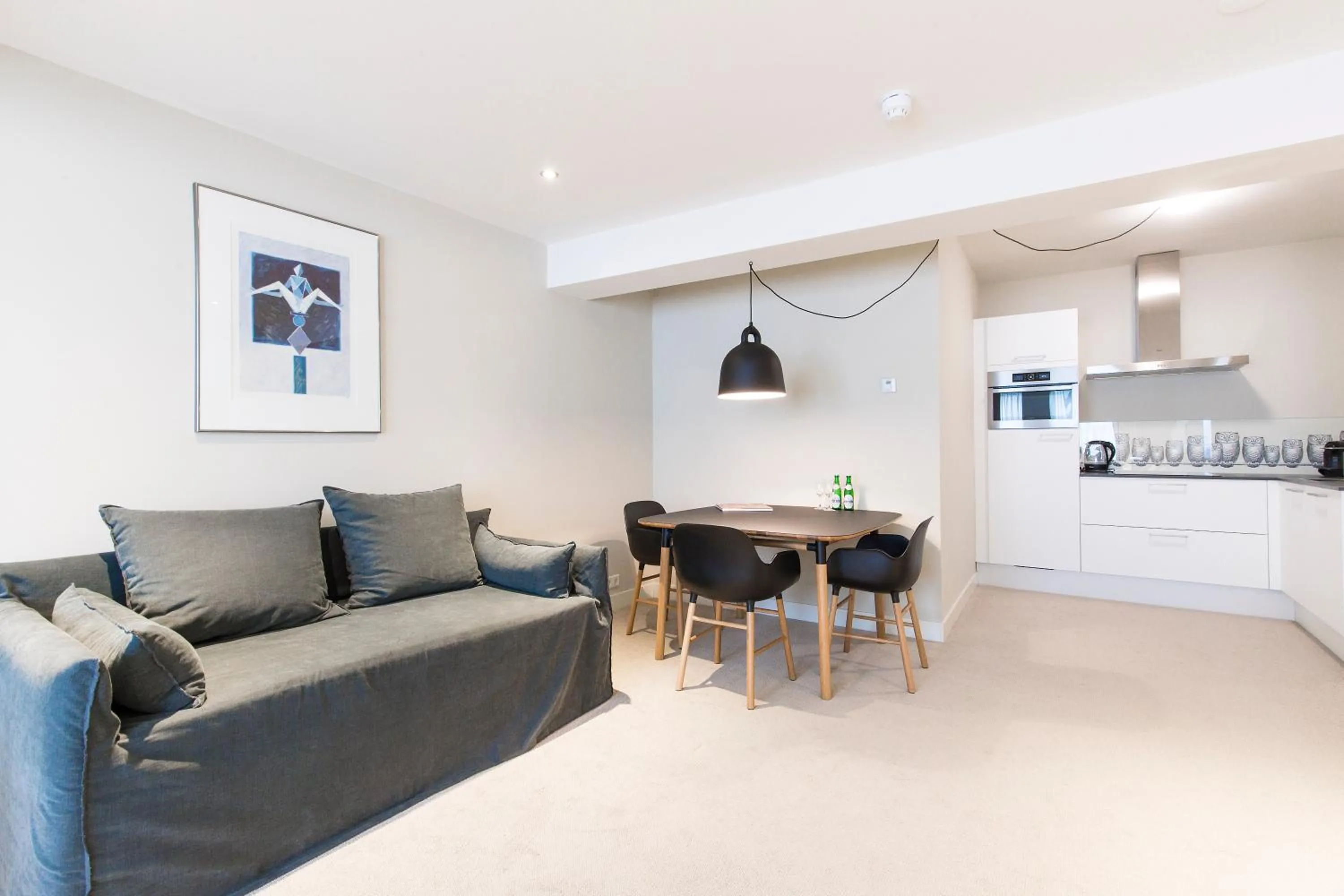 Kitchen or kitchenette in Uylenhof Hotel