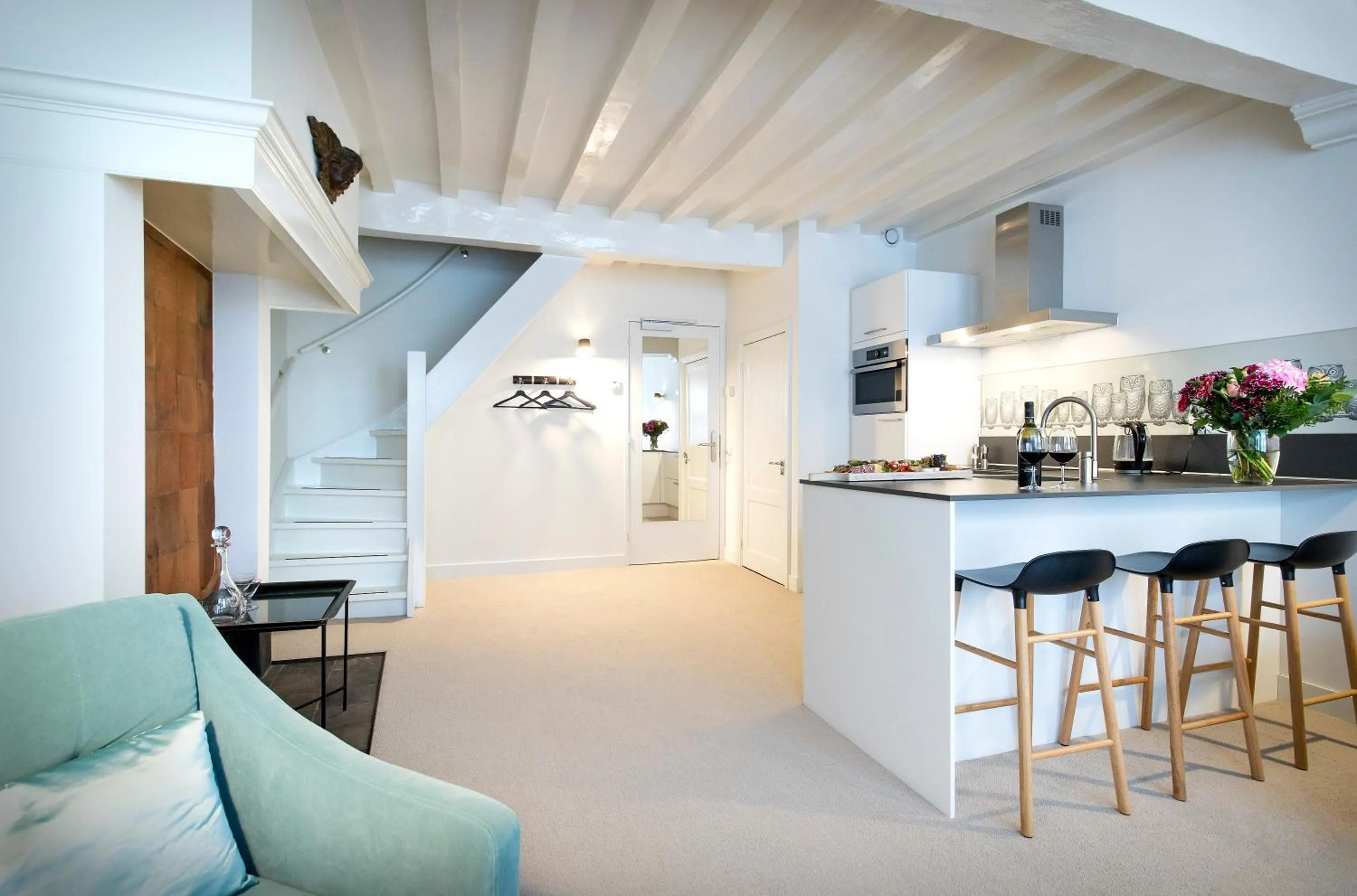 Kitchen or kitchenette in Uylenhof Hotel