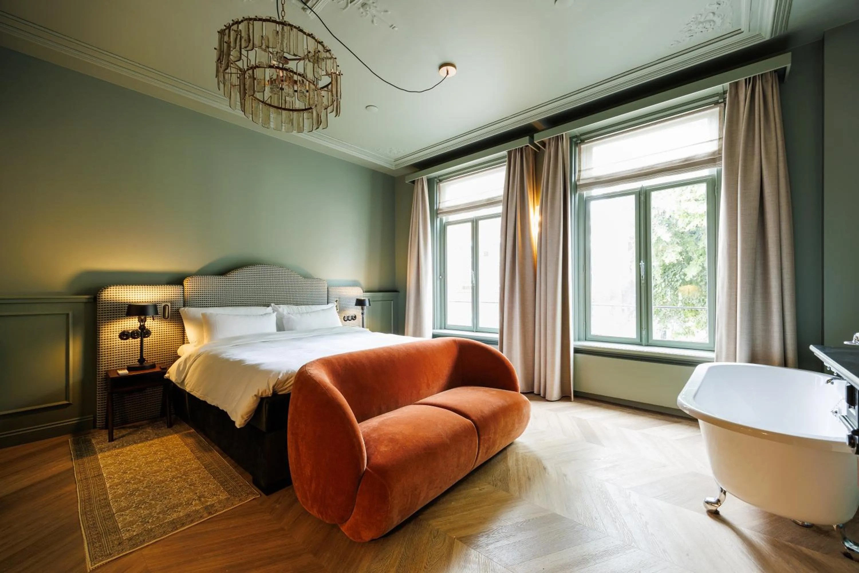 Bed in Uylenhof Hotel