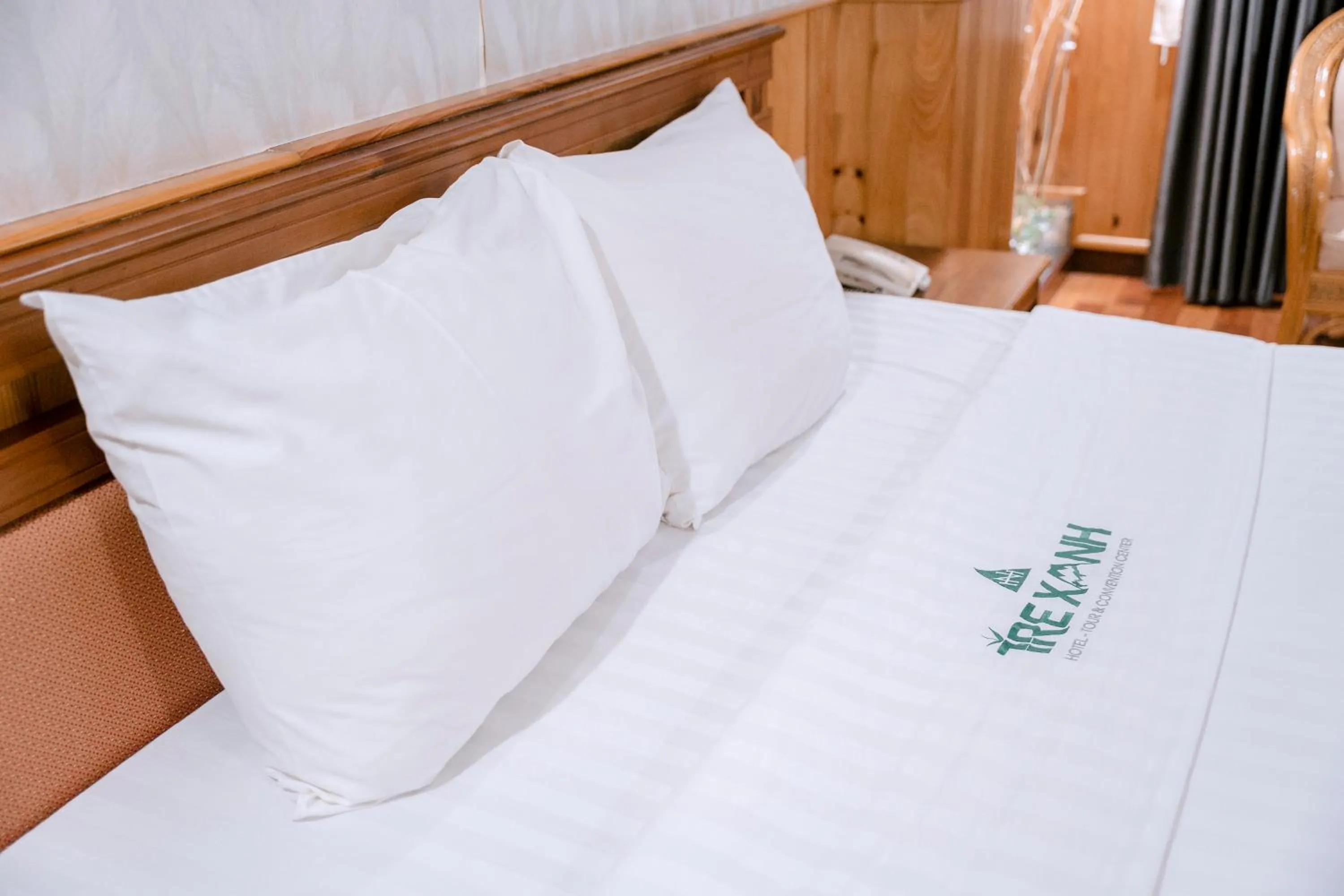 Bed in Tre Xanh Hotel