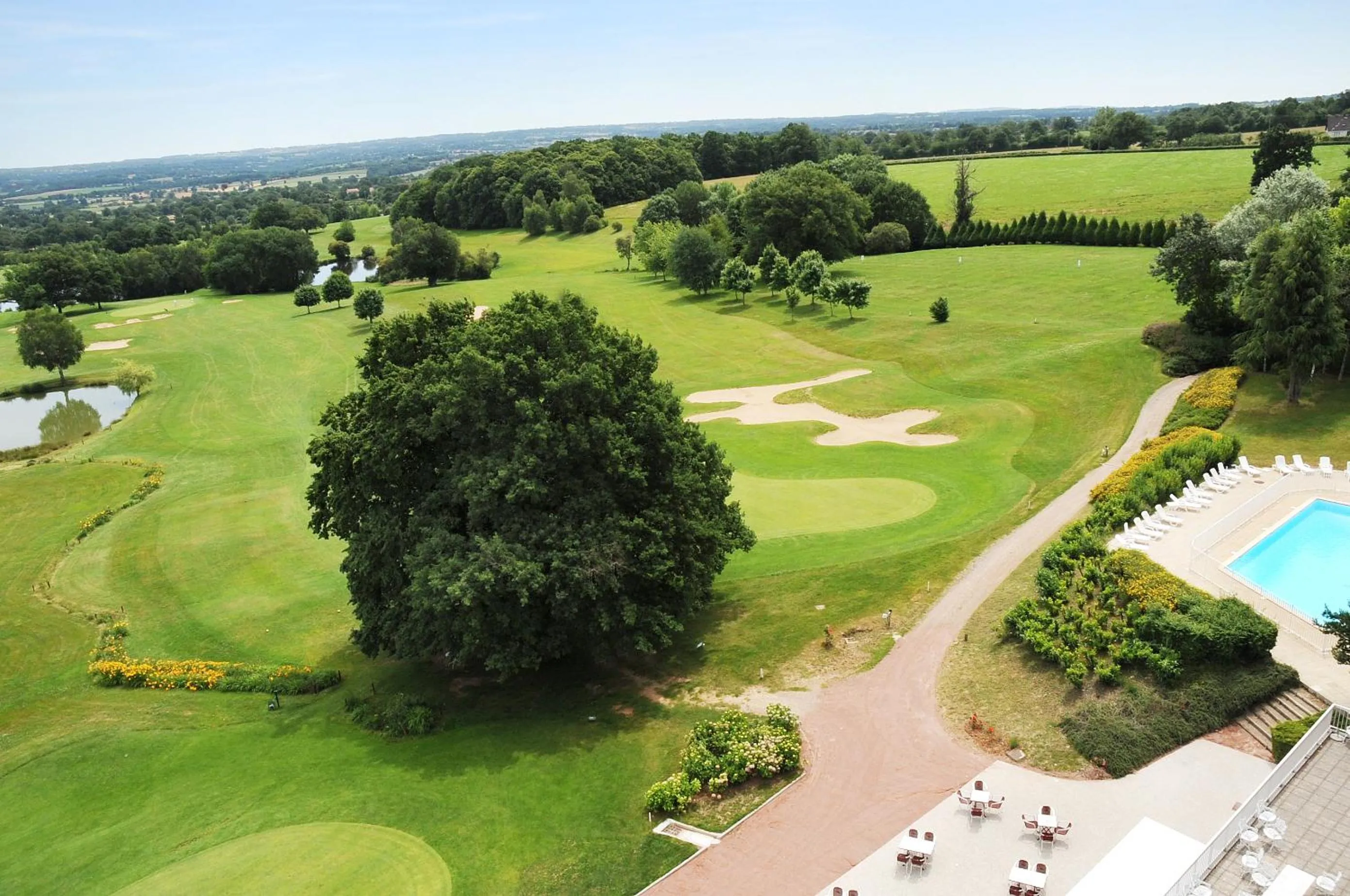 Golfcourse in Domaine des Dryades