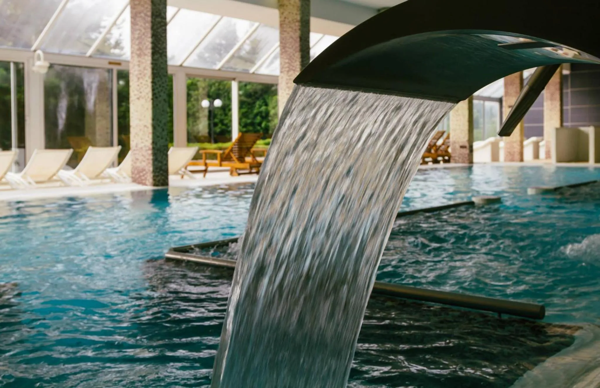 Hot Spring Bath in Domaine des Dryades