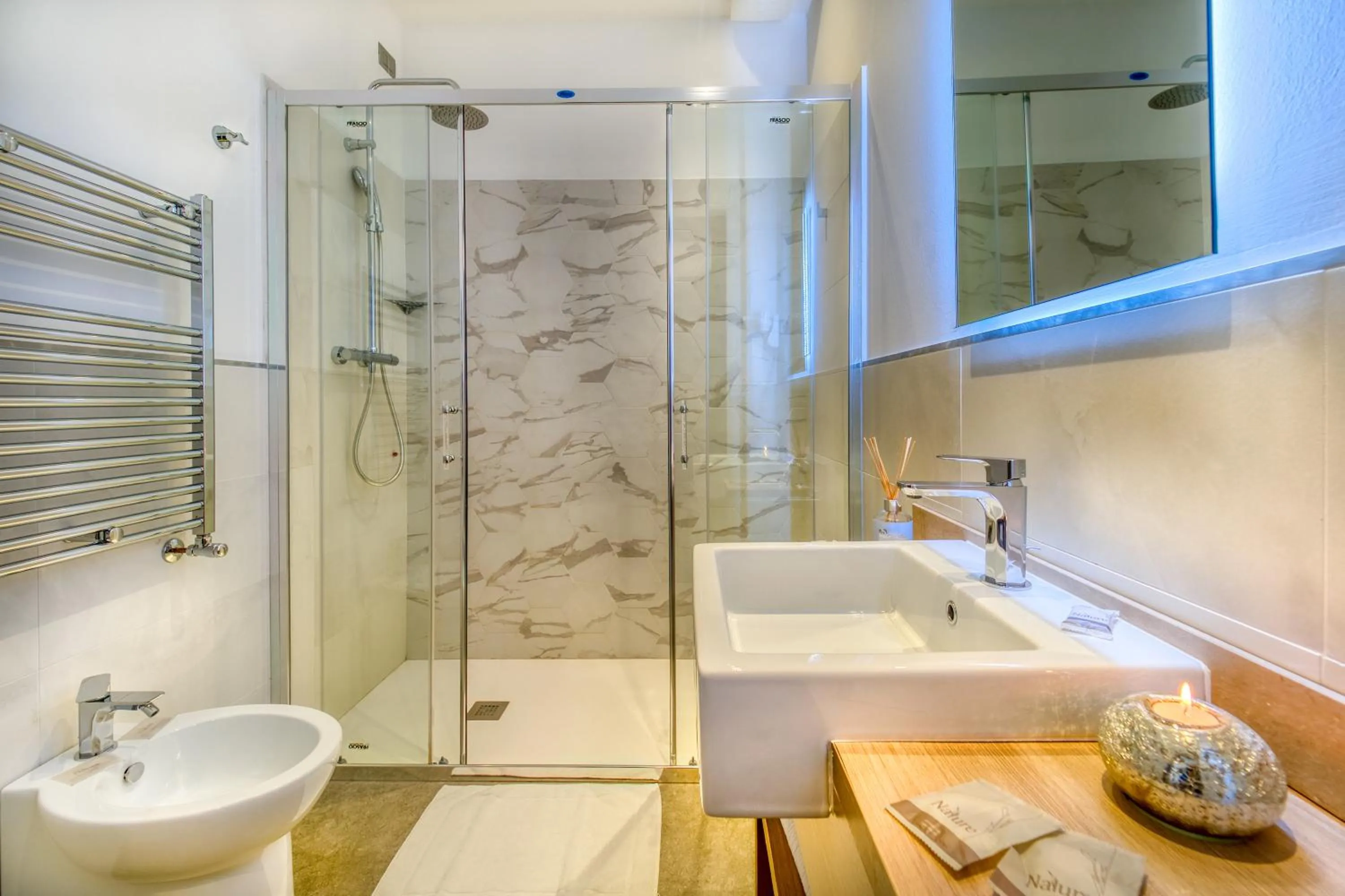 Bathroom in Boutique Hotel Bramante & SPA