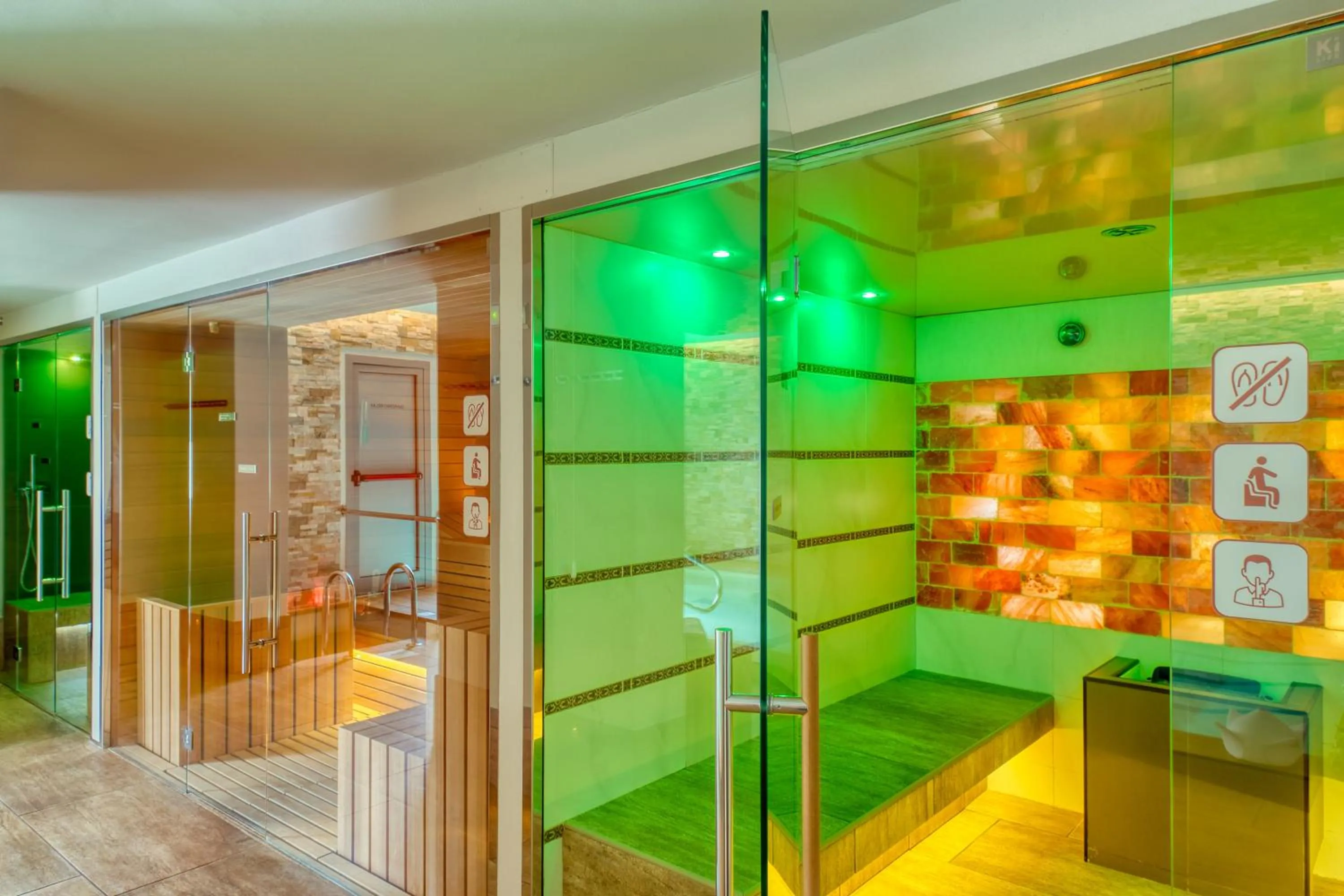 Sauna in Boutique Hotel Bramante & SPA