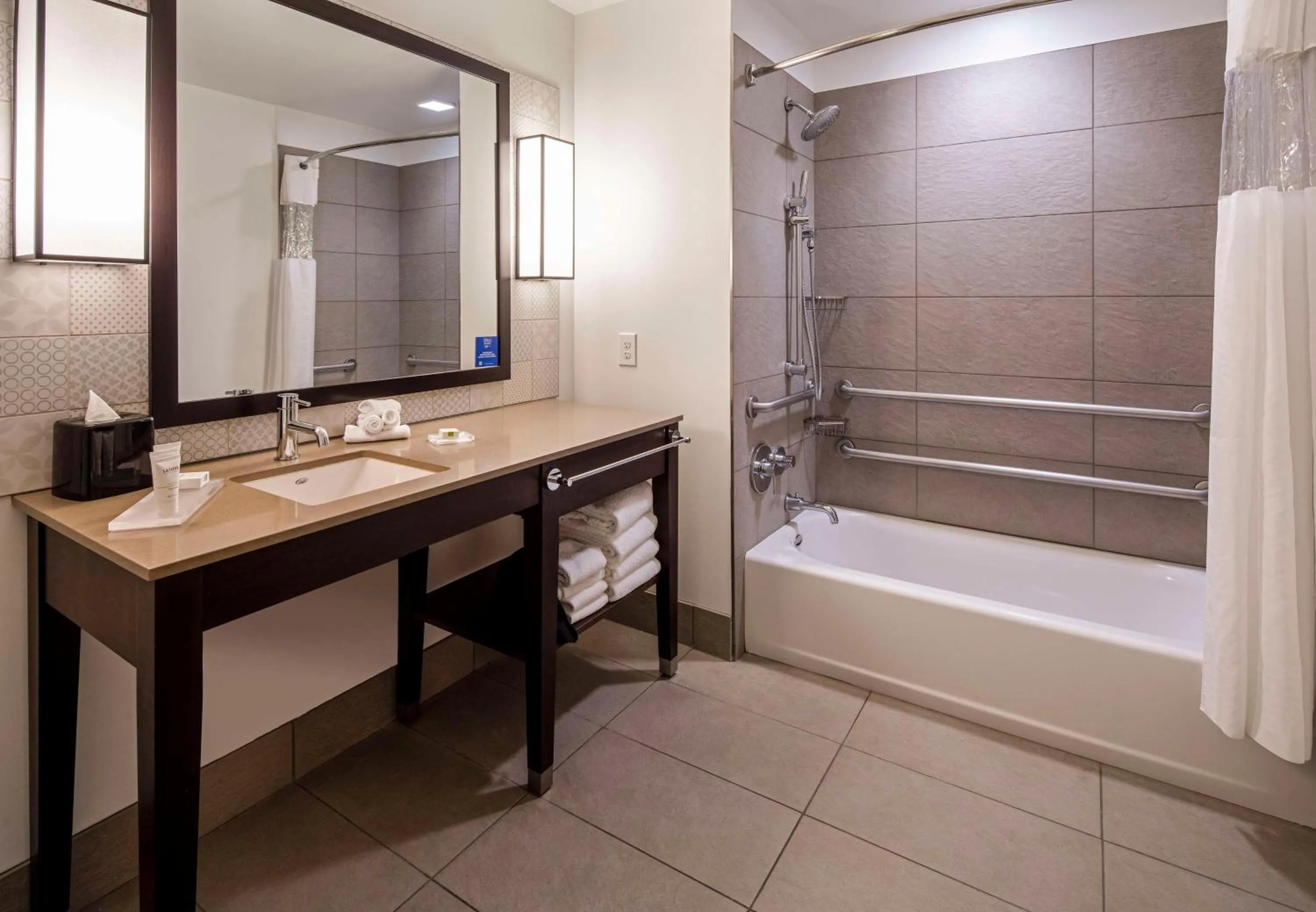 Bathroom in SunCoast Hotel Anaheim, Tapestry Collection by Hilton