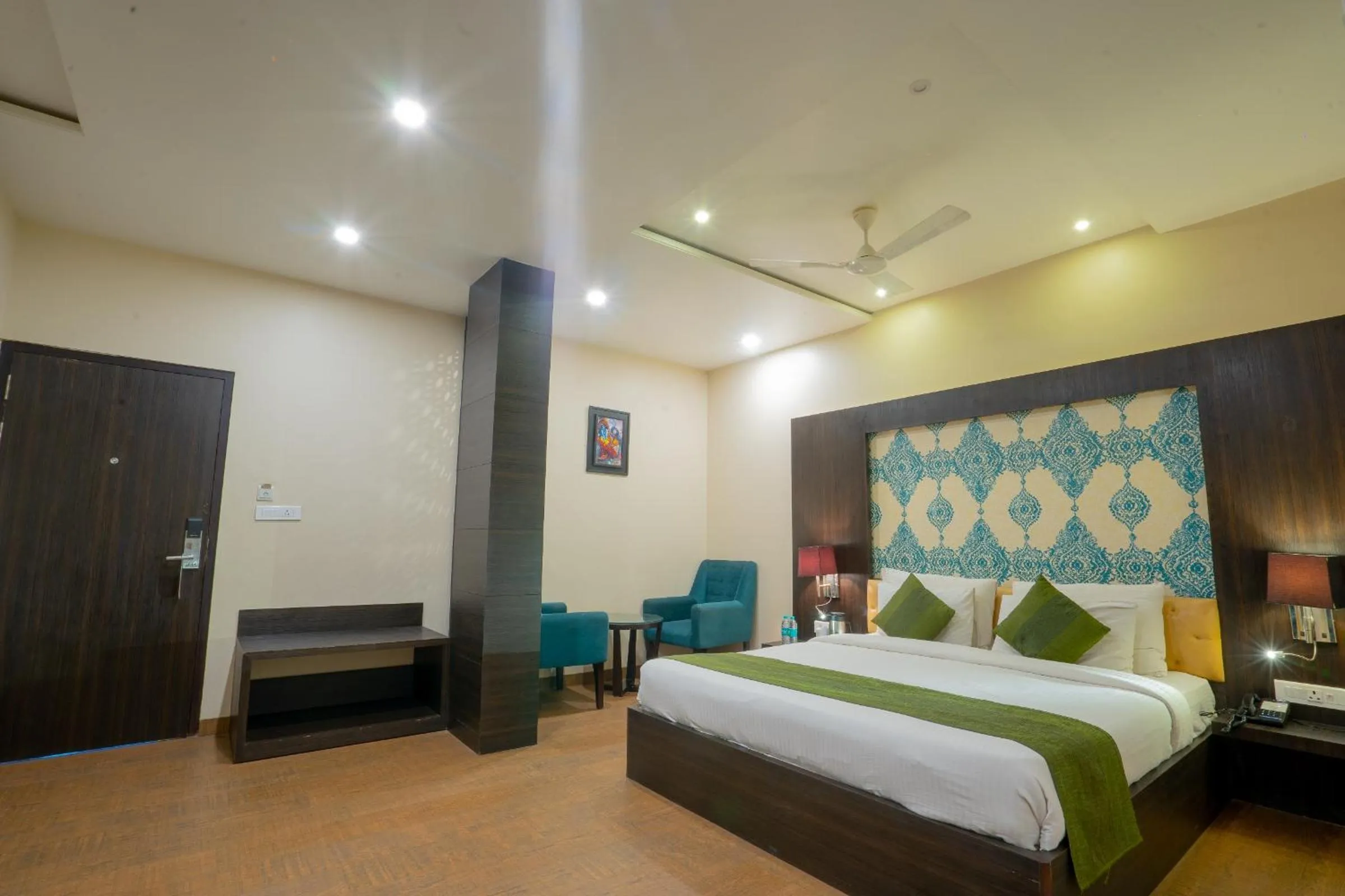 Photo of the whole room, Bed in The Livin