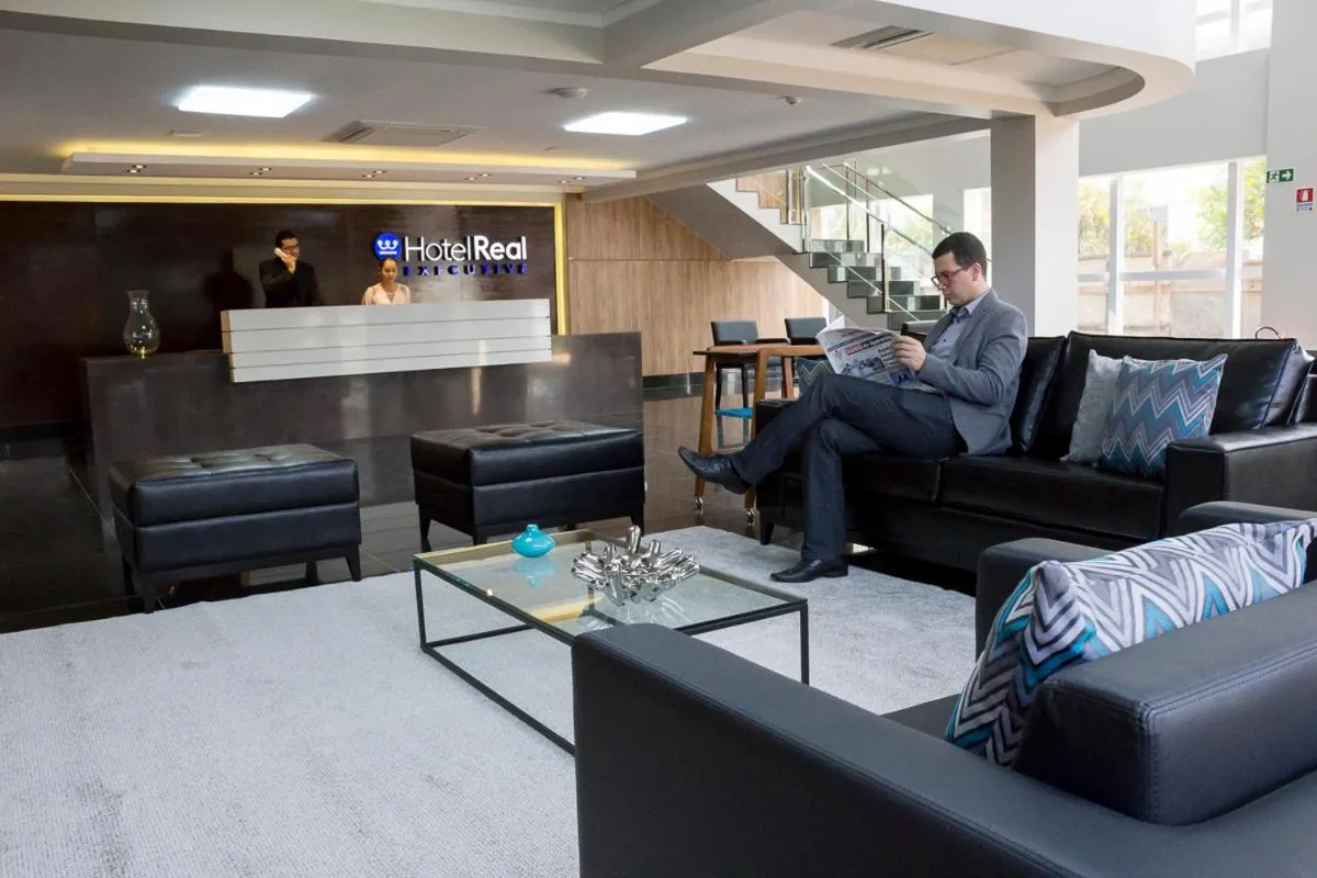 Lobby or reception in Hotel Real Executive