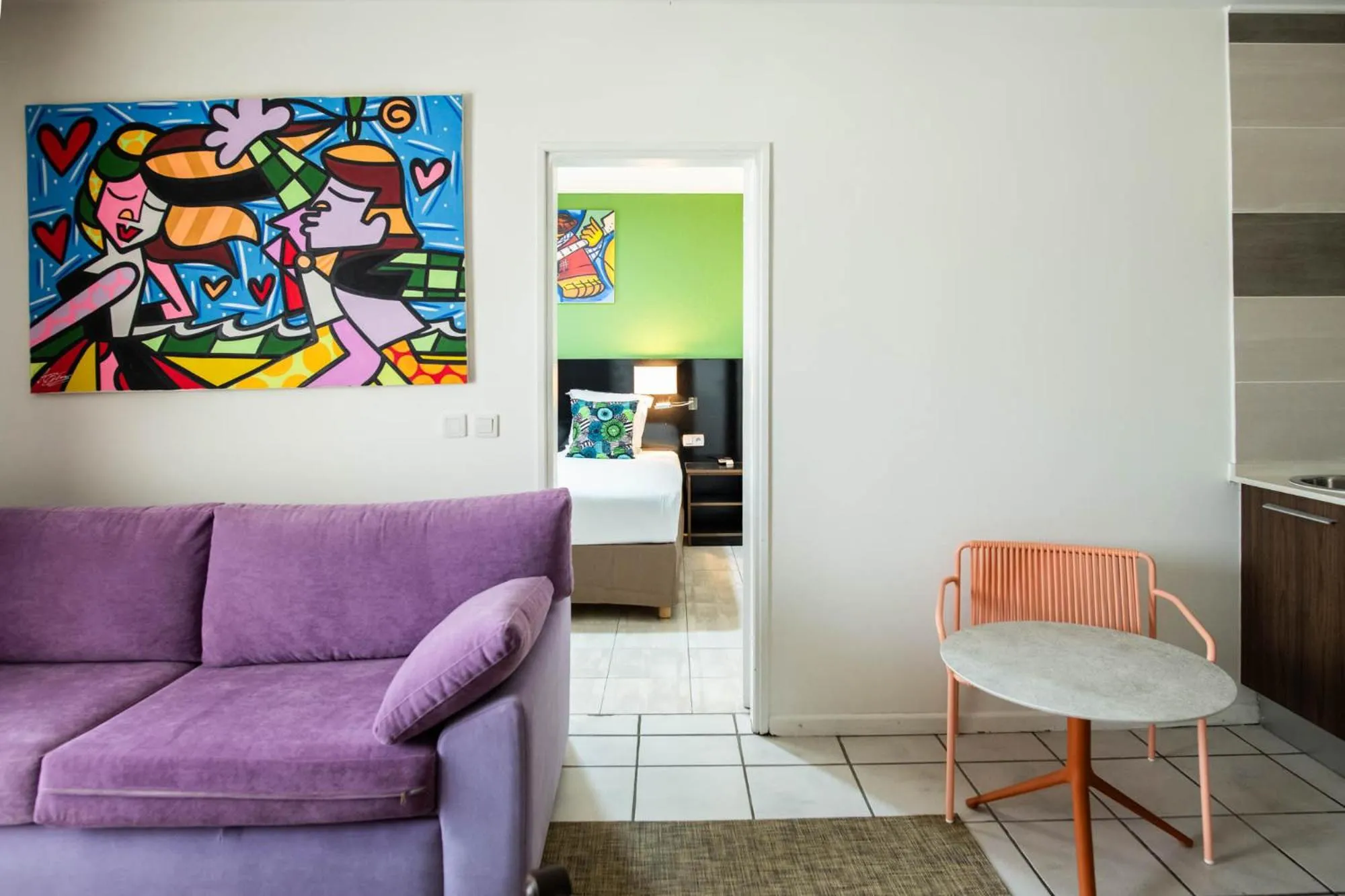 Seating area in Ibis Styles Cayenne Centre Amazonia