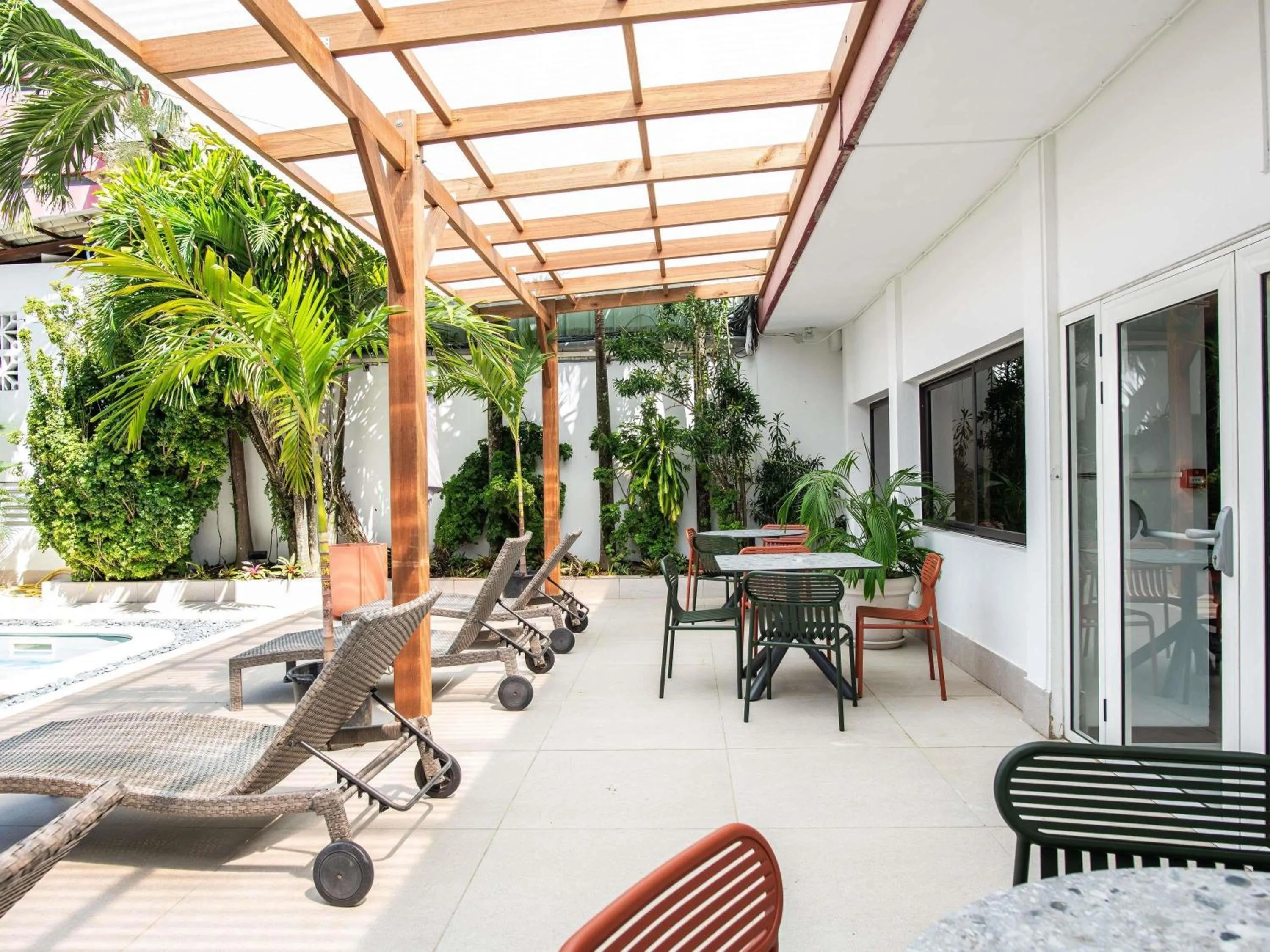 Pool view in Ibis Styles Cayenne Centre Amazonia