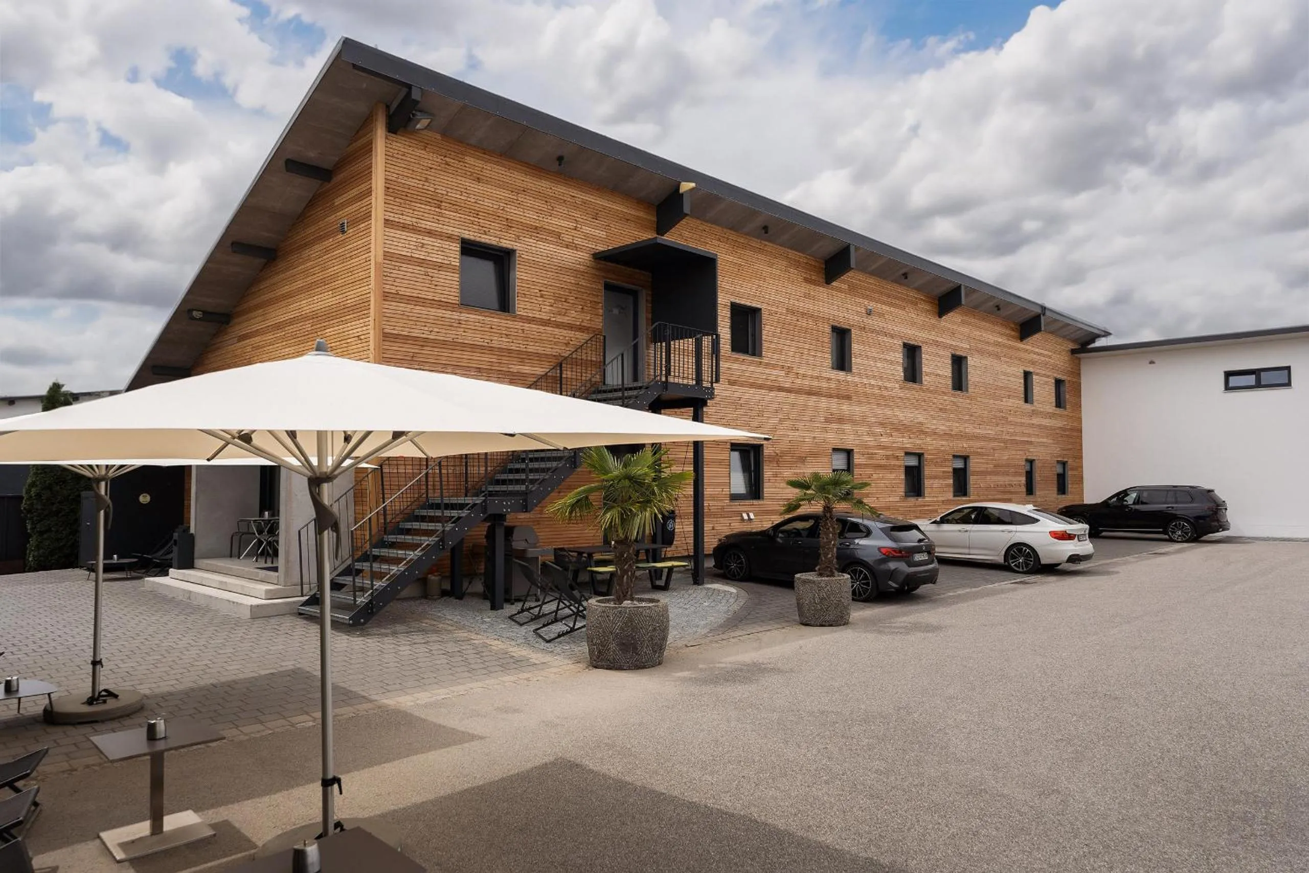 Parking in Aparthotel nah dran