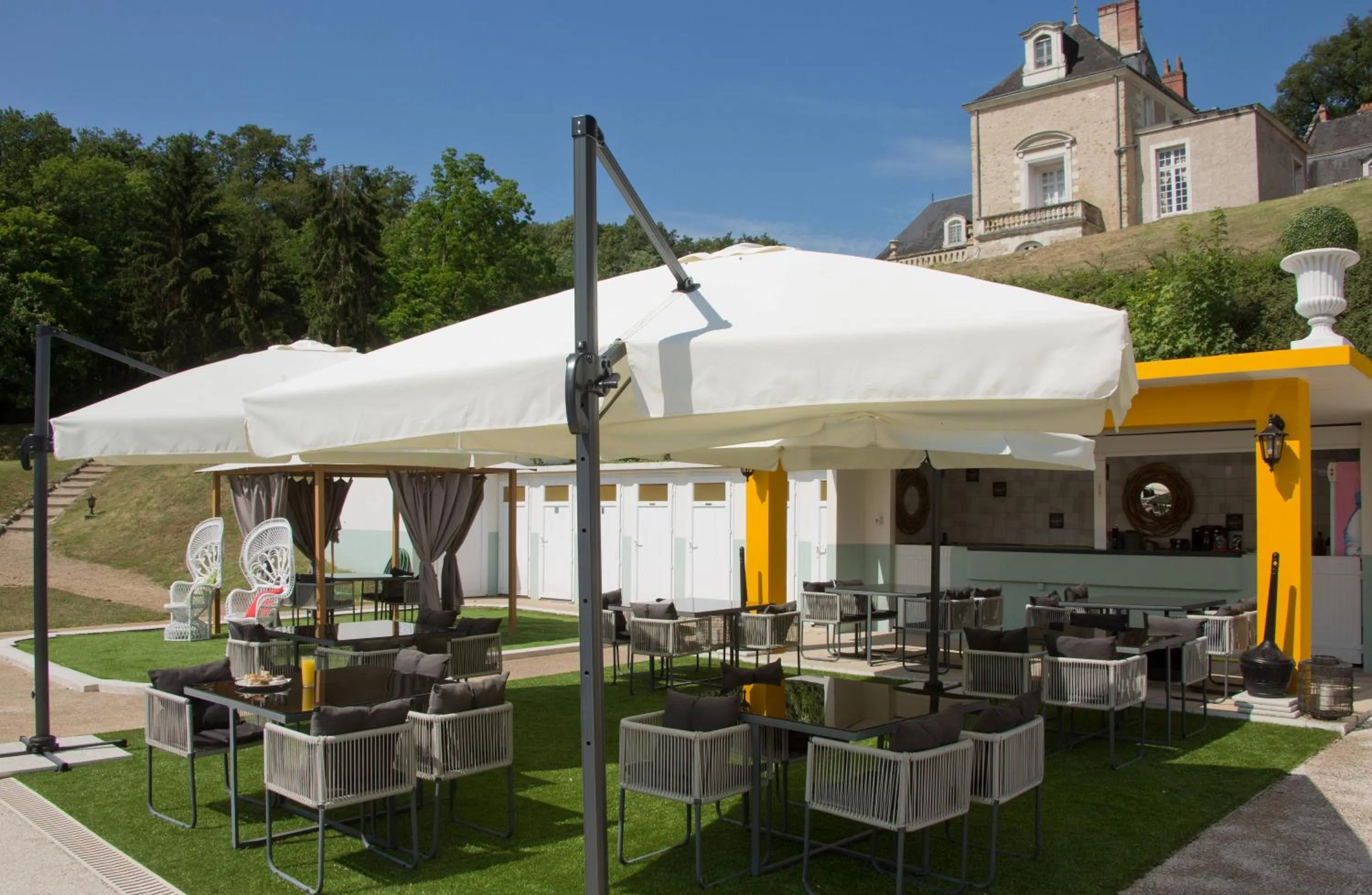 Swimming pool in Château De Beauvois - La Maison Younan