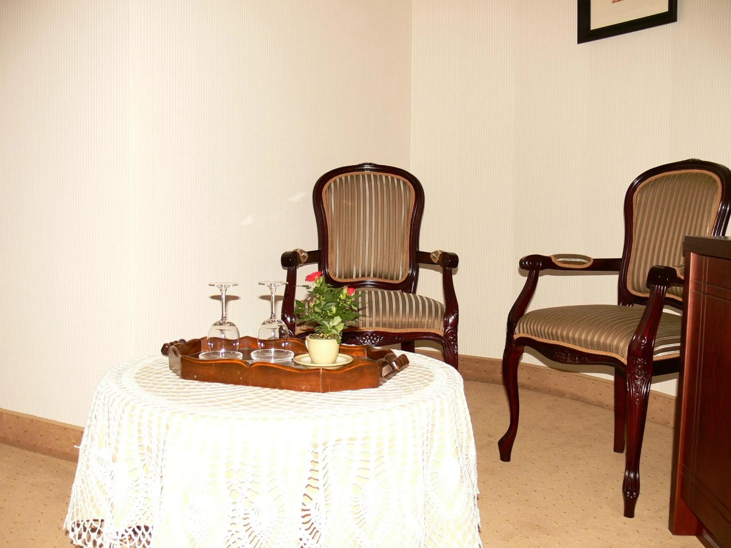 Seating area in Hotel Prélude