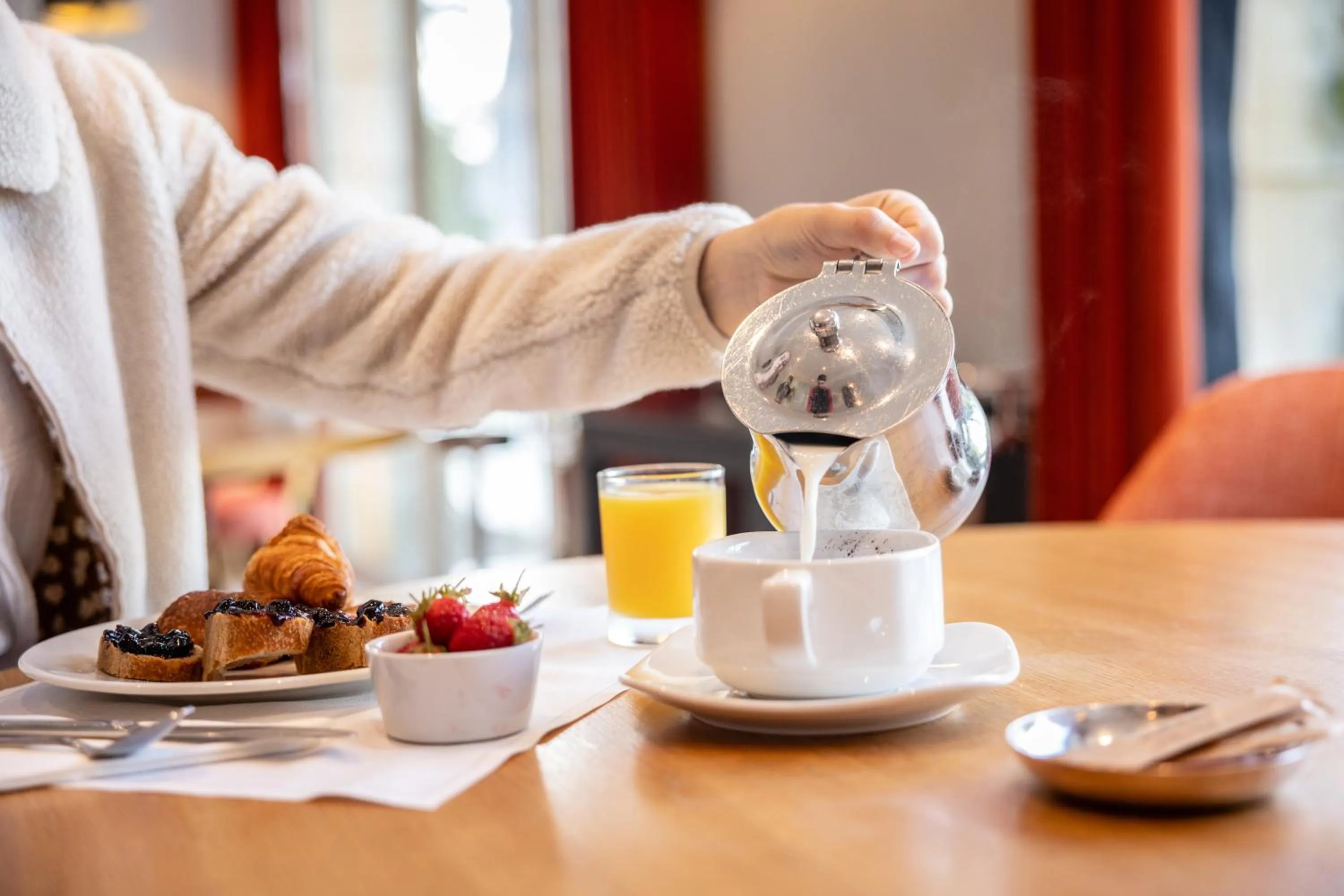 Food and drinks in Domaine de la Tortinière