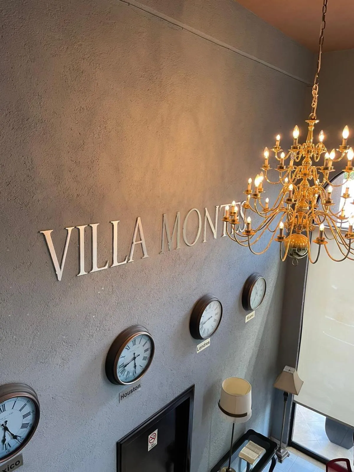 Decorative detail in Hotel Villa Montes