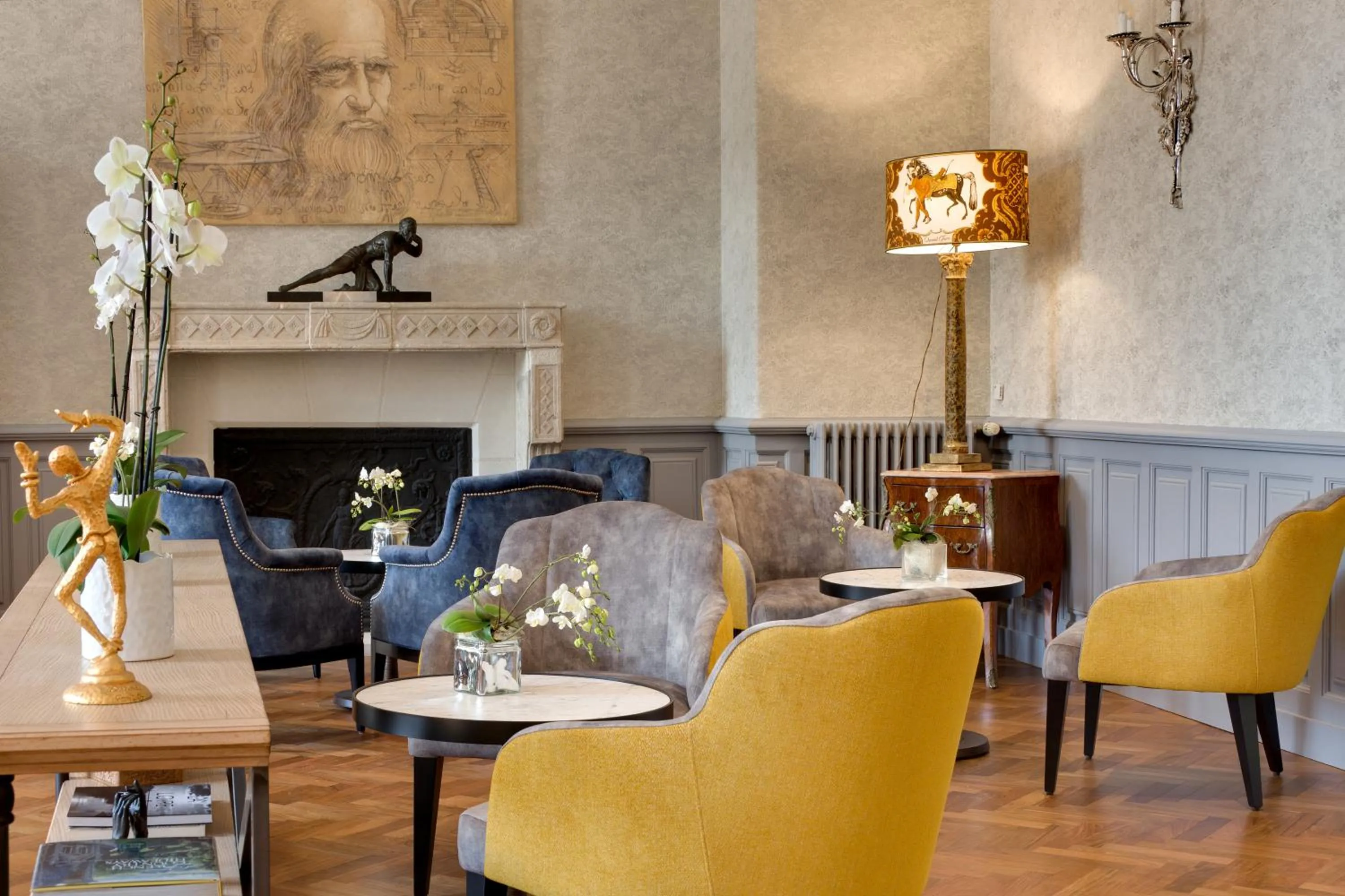 Living room in Le Manoir Les Minimes