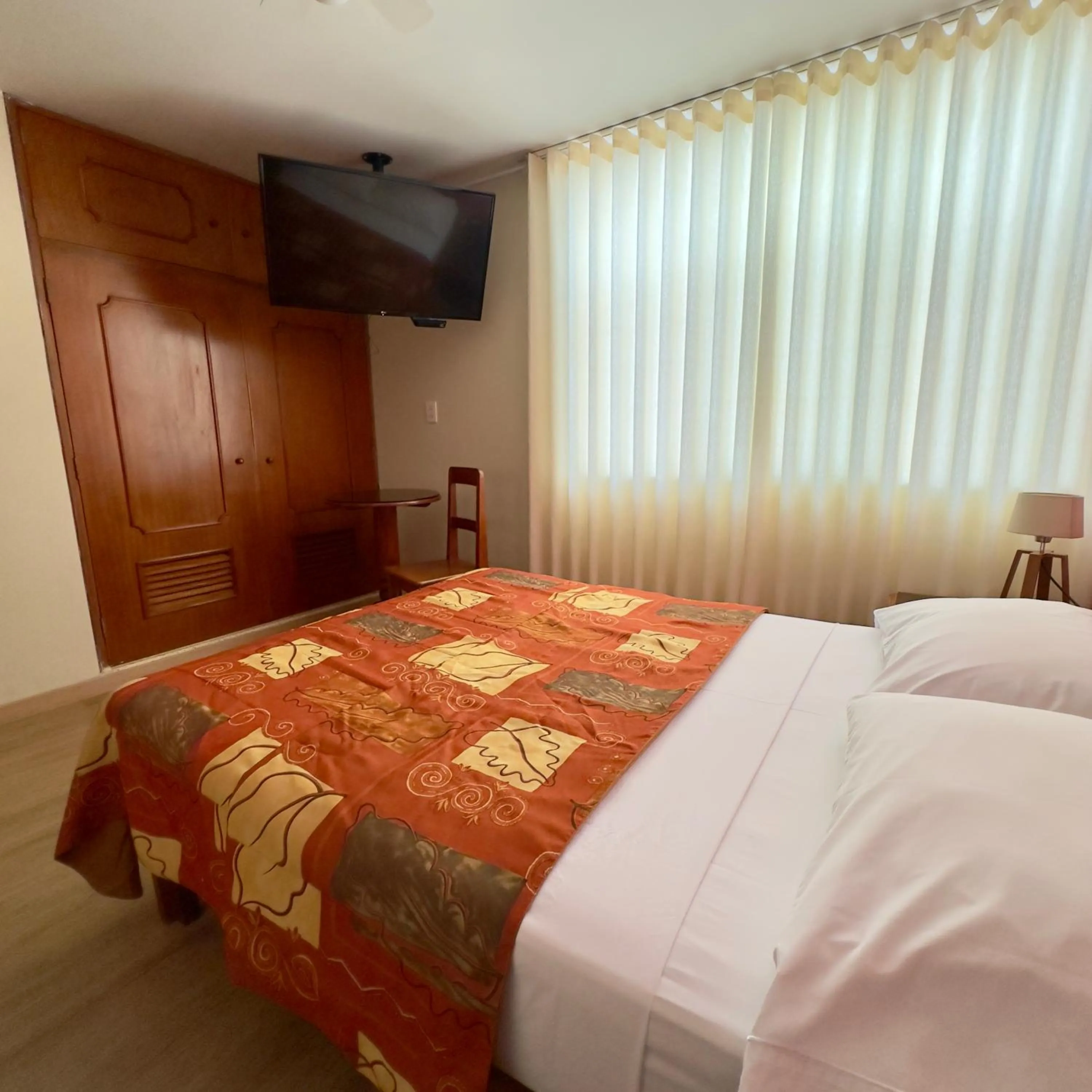 Bedroom, Bed in Hotel La Molina