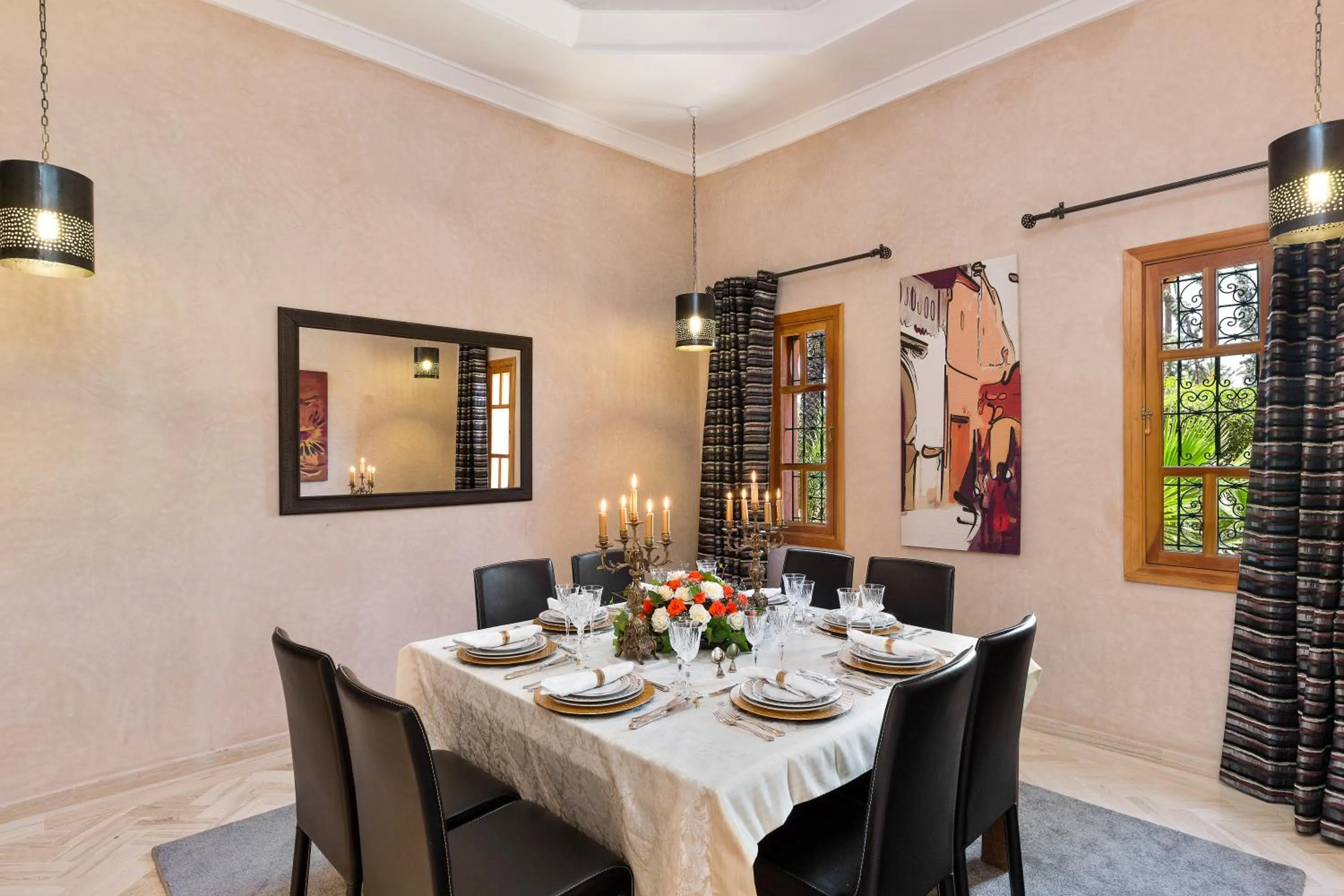 Decorative detail in La Palmeraie De L'Atlas