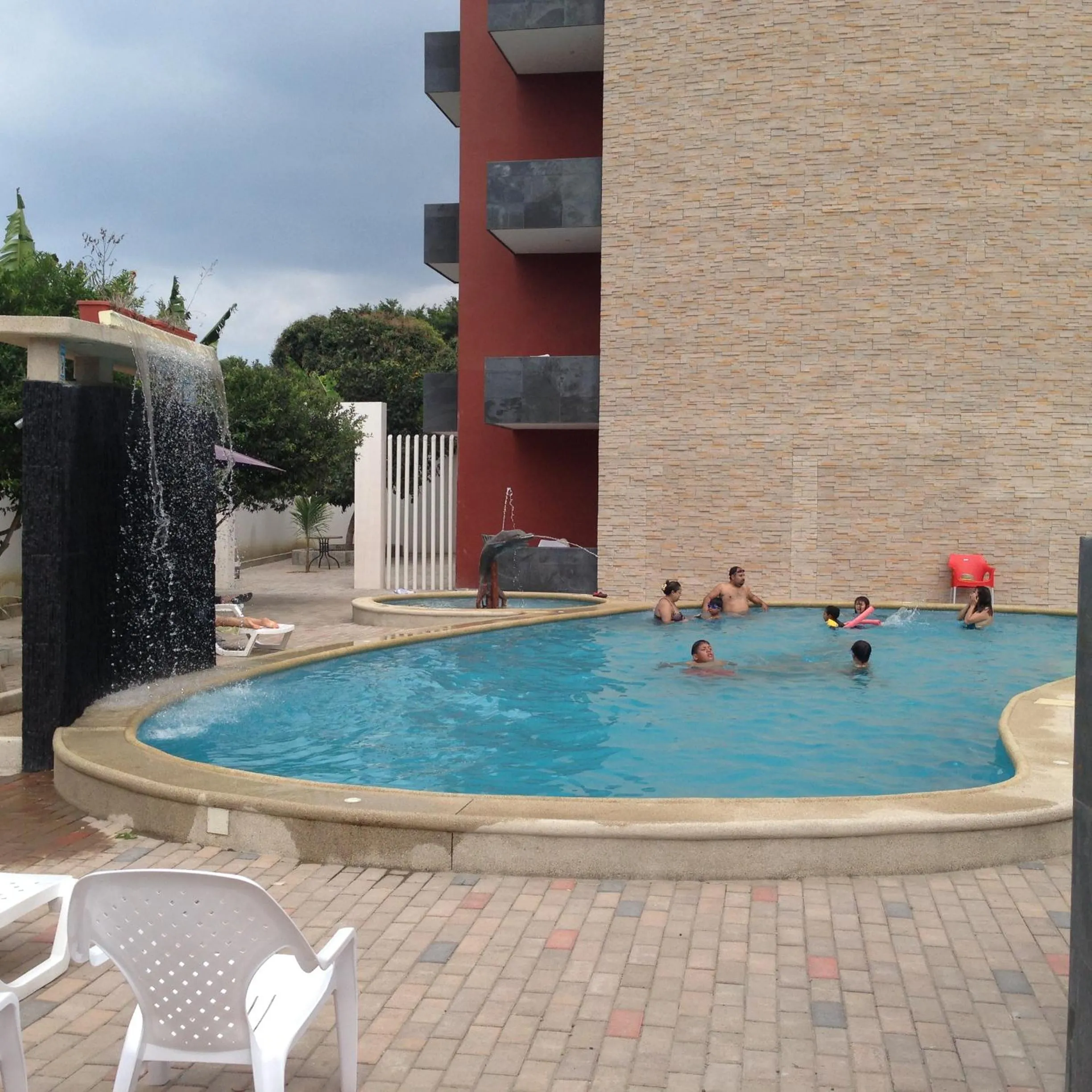 Swimming pool in Hotel Almond Beach