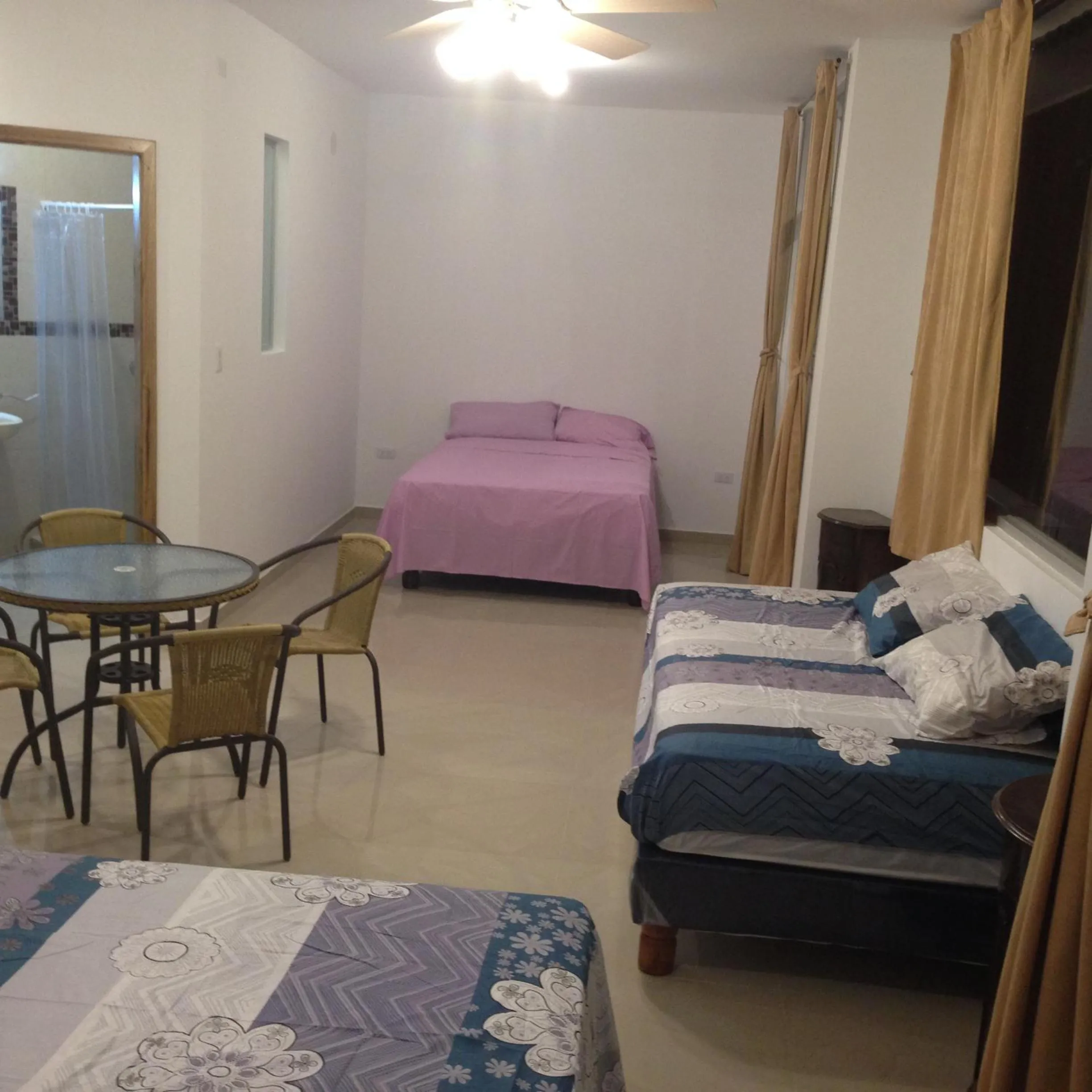 Coffee/tea facilities, Bed in Hotel Almond Beach