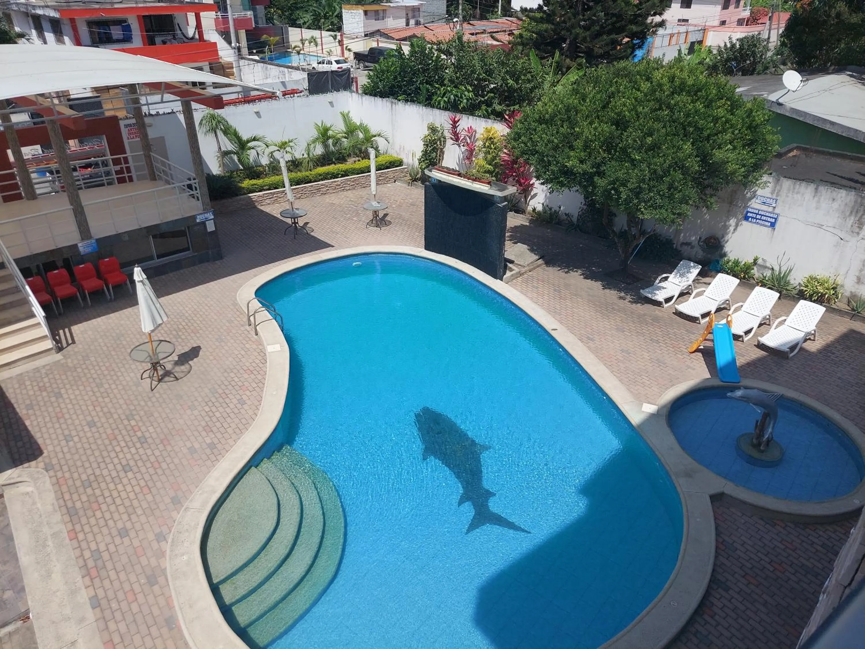 Pool view in Hotel Almond Beach