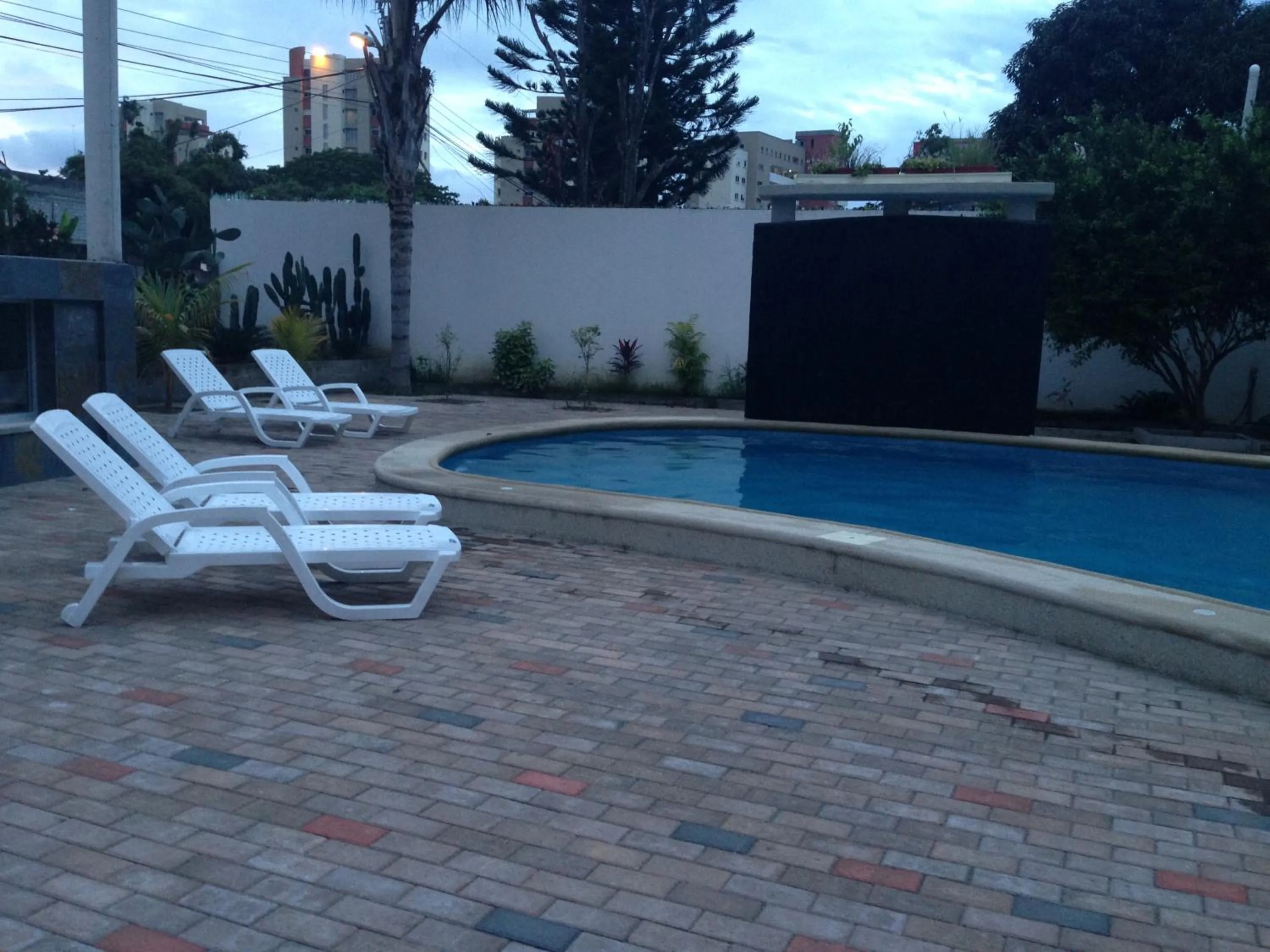 Pool view in Hotel Almond Beach