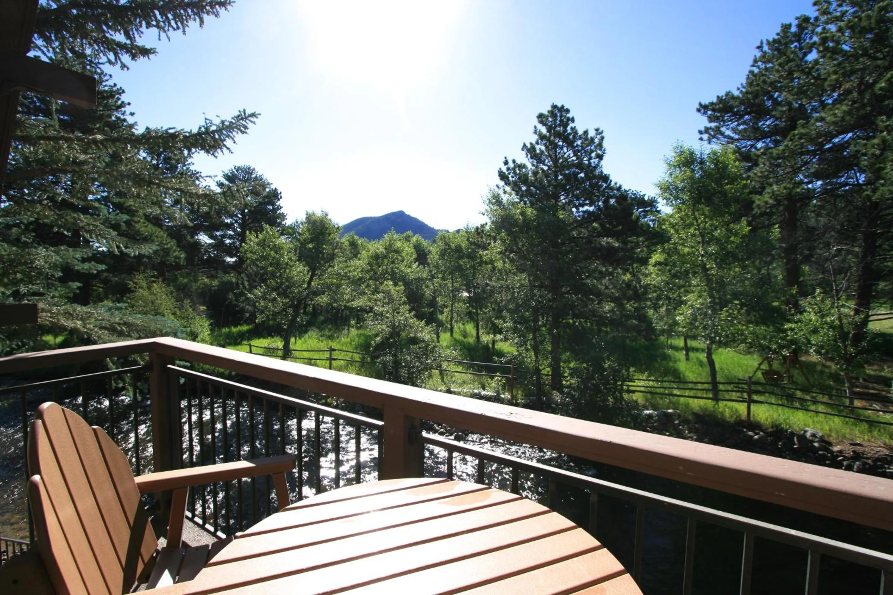 Patio in The Landing at Estes Park